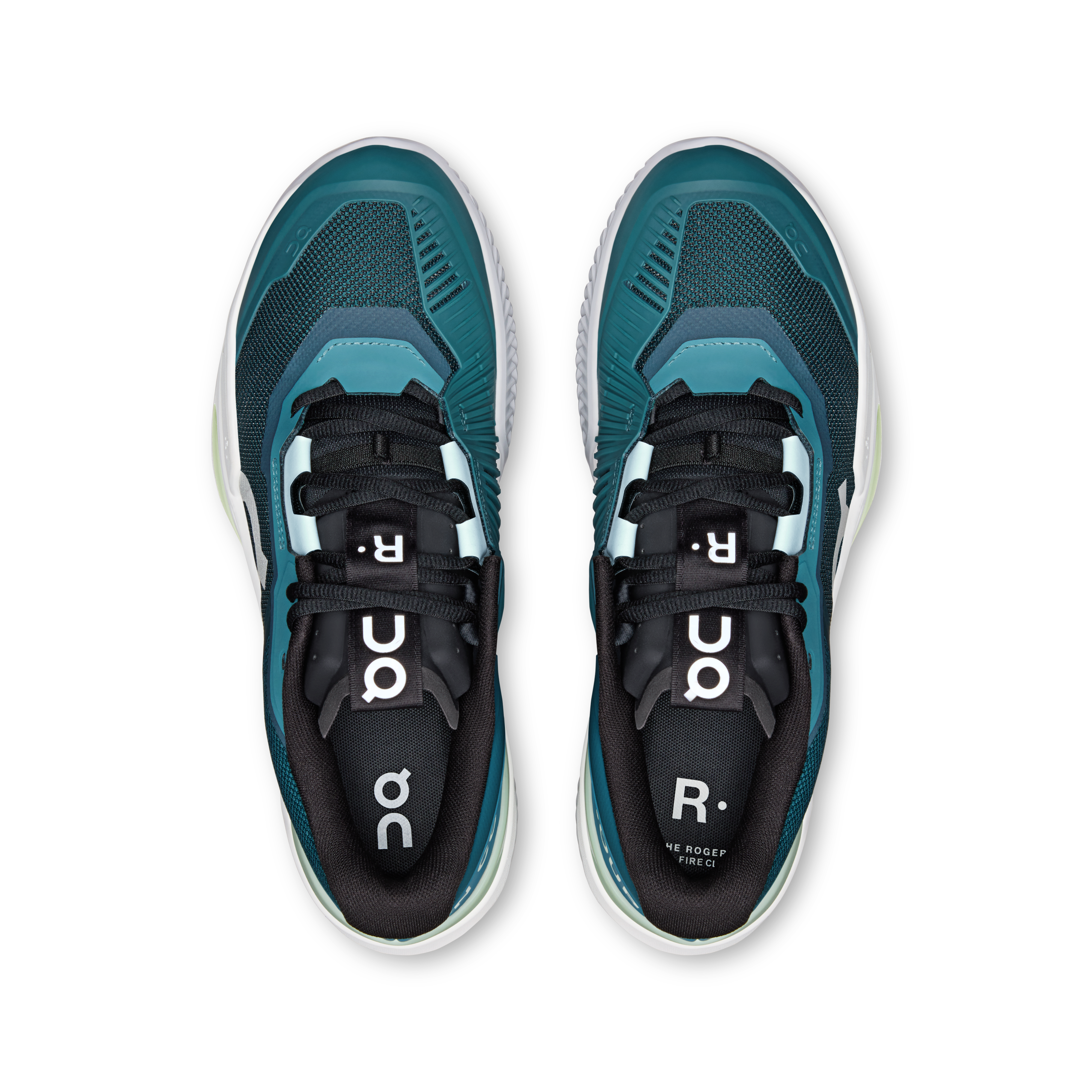 On THE ROGER Pro Fire Clay Storm & White Homme Tennis Chaussures