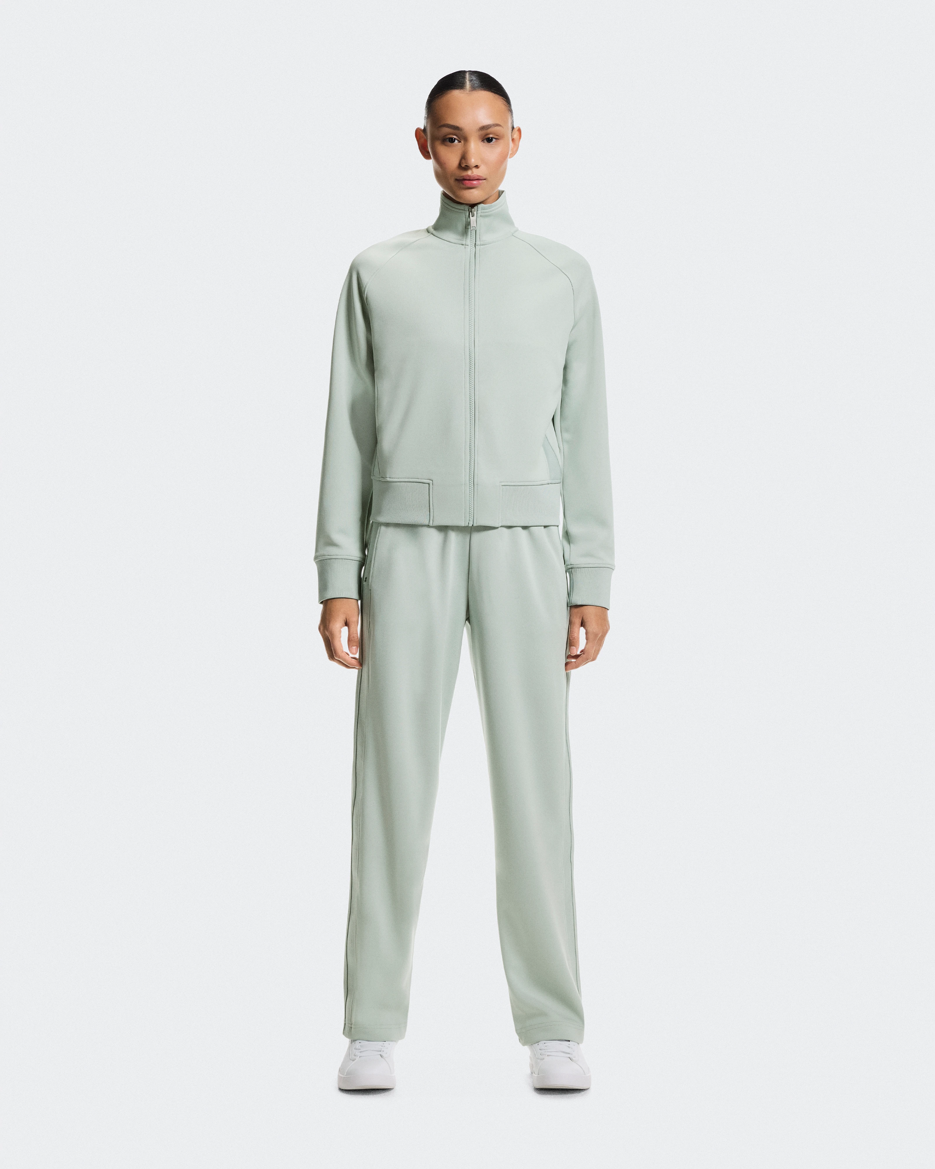 On Courtside Full-Zip Mineral Femme Vestes