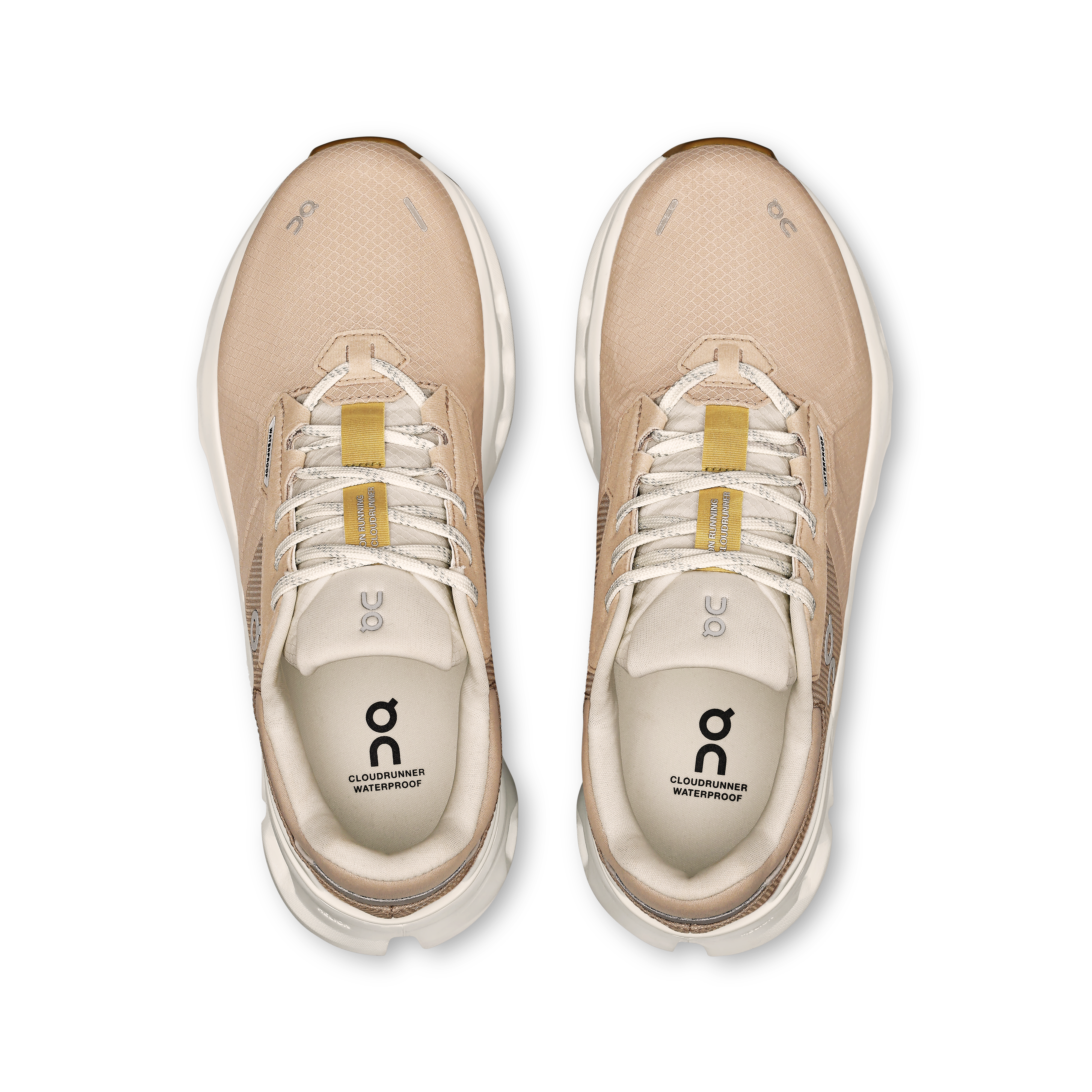 On Cloudrunner 2 Waterproof Sand & Dew Femme Running sur route Chaussures