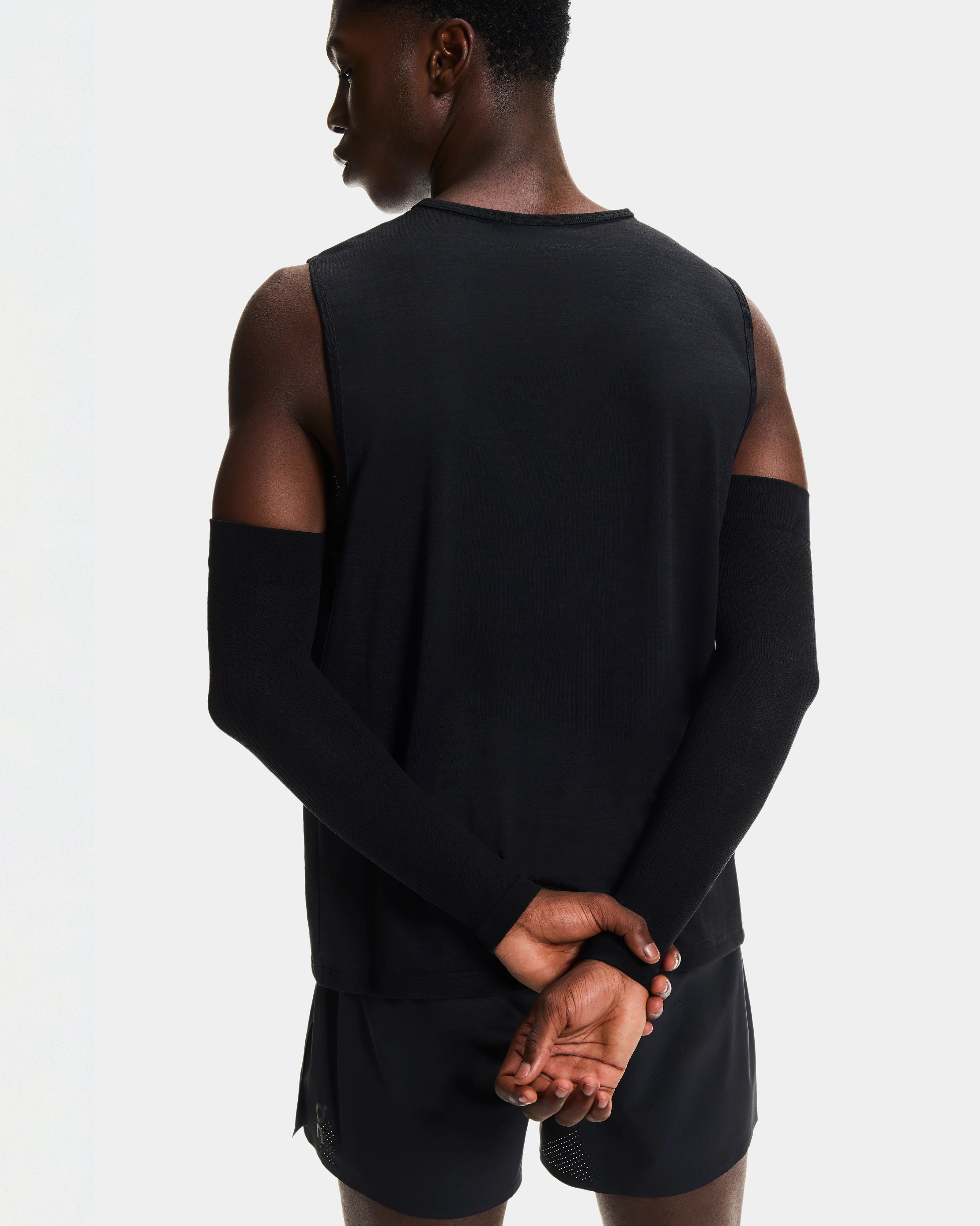 On Performance Arm Sleeves Black & Black Unisexe Manches