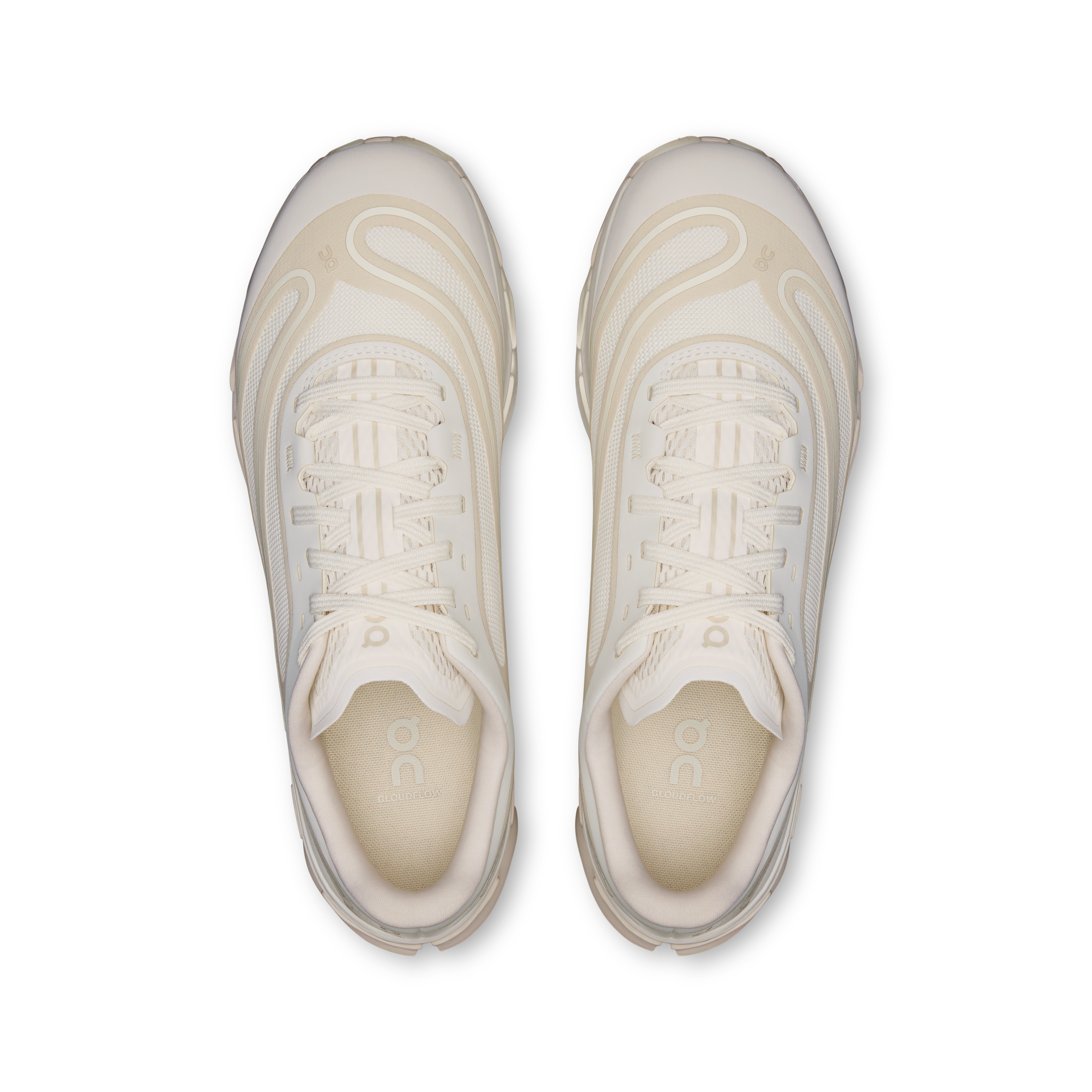 On Cloudflow 5 AD Ivory & Grain Homme Active Life Chaussures