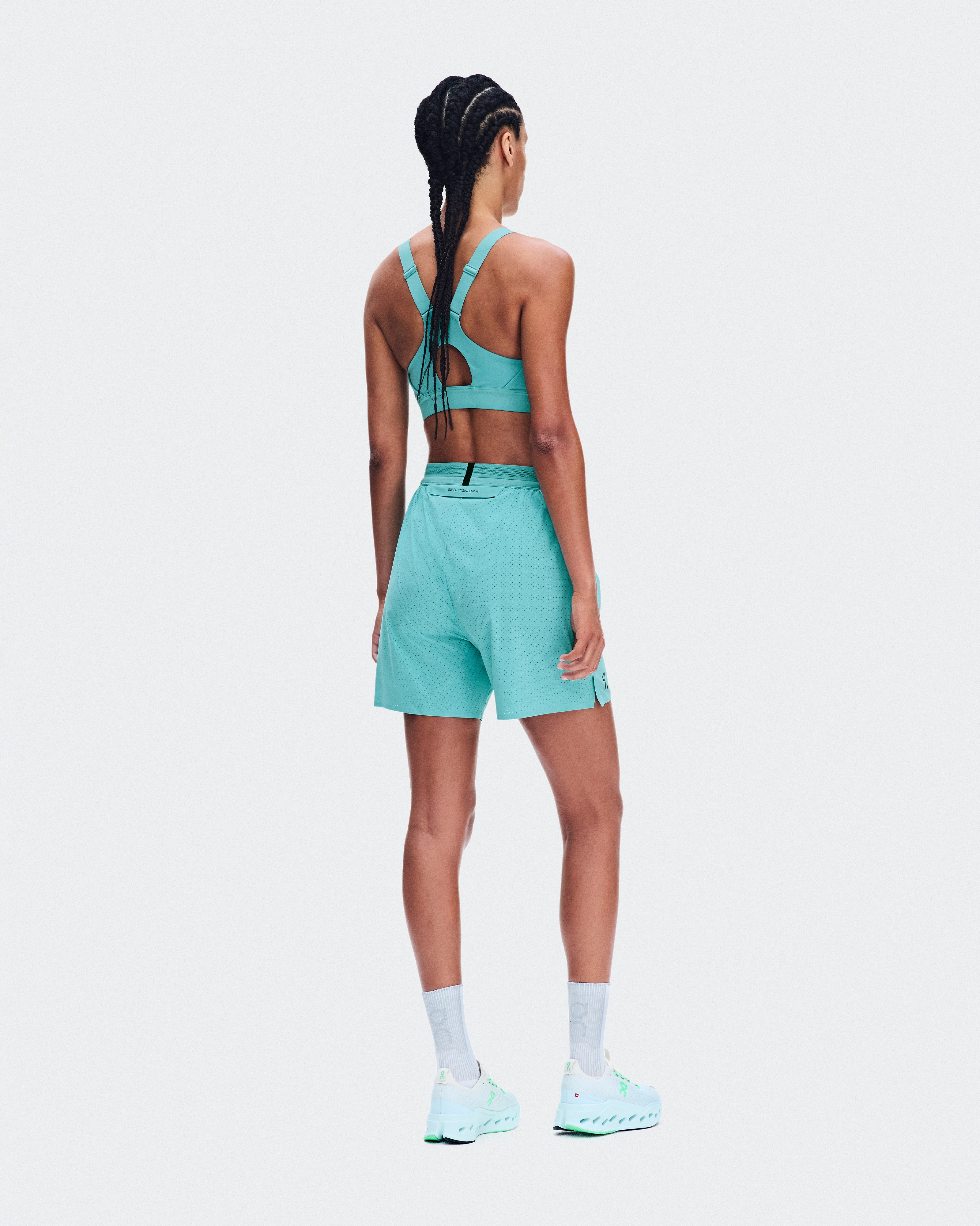 On 5" Performance Shorts Aquamarine Femme Shorts