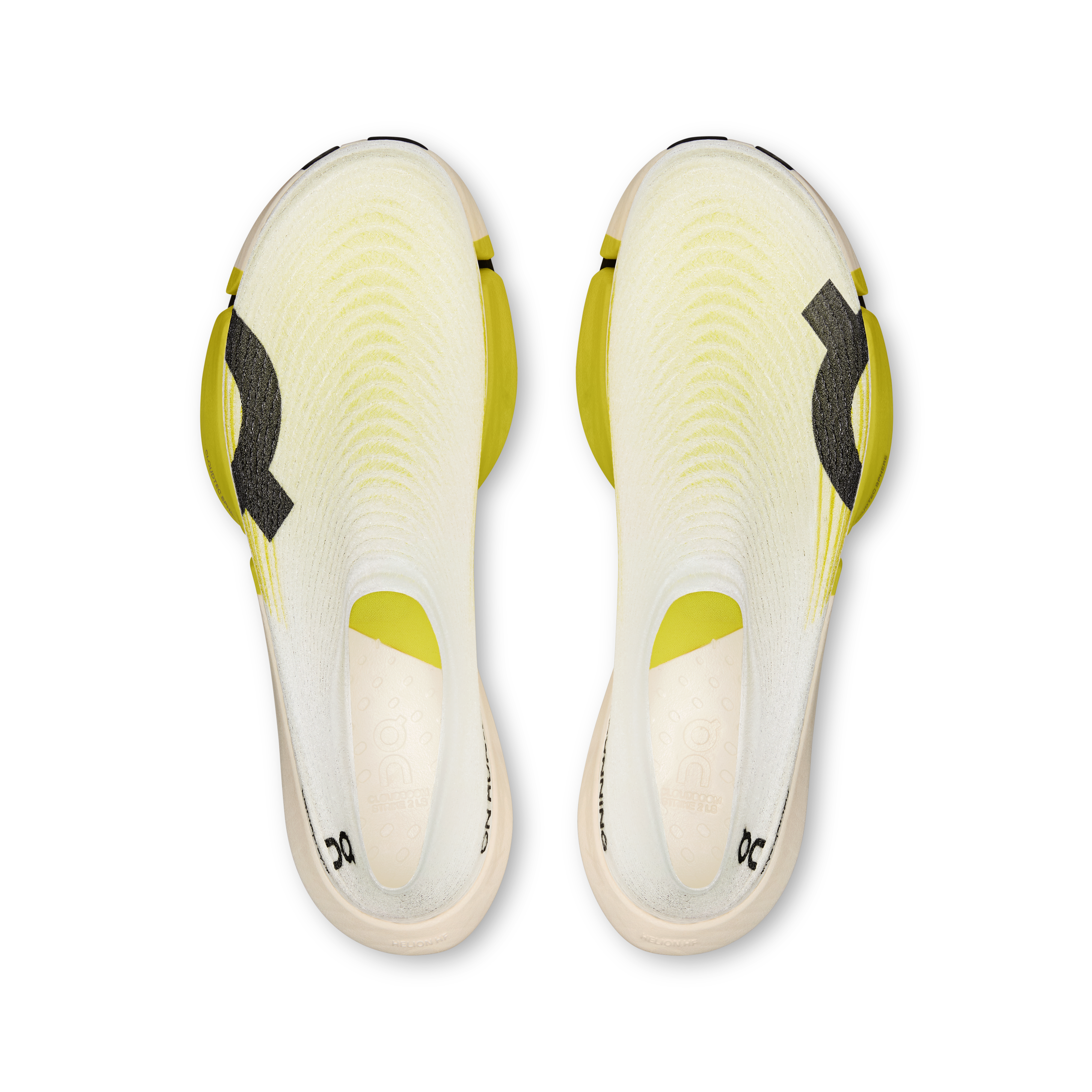 On LightSpray Cloudboom Strike 2 White & Lime Unisexe Running sur route Chaussures