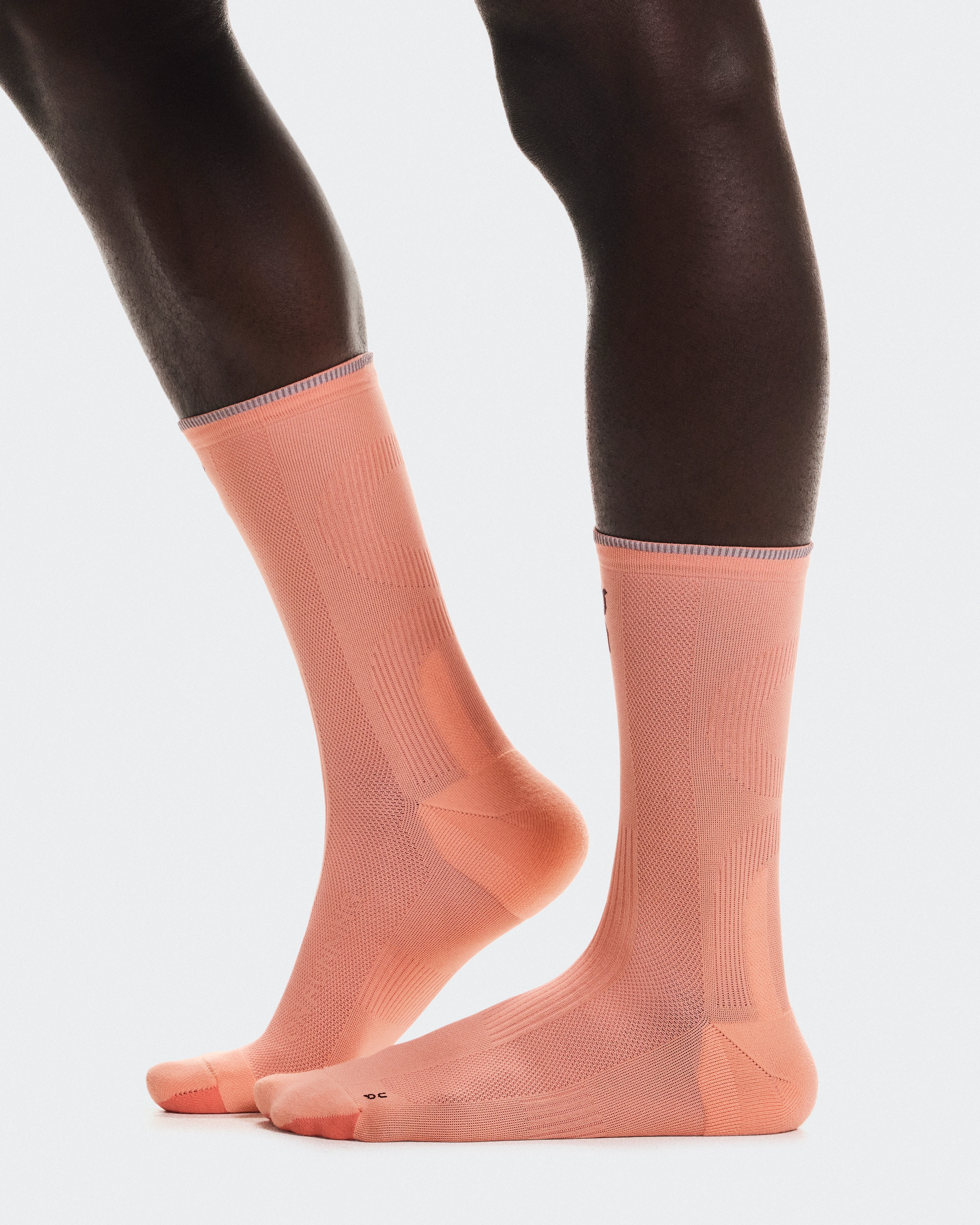 On Elite Run Sock High Sunstone & Reef Unisexe Chaussettes