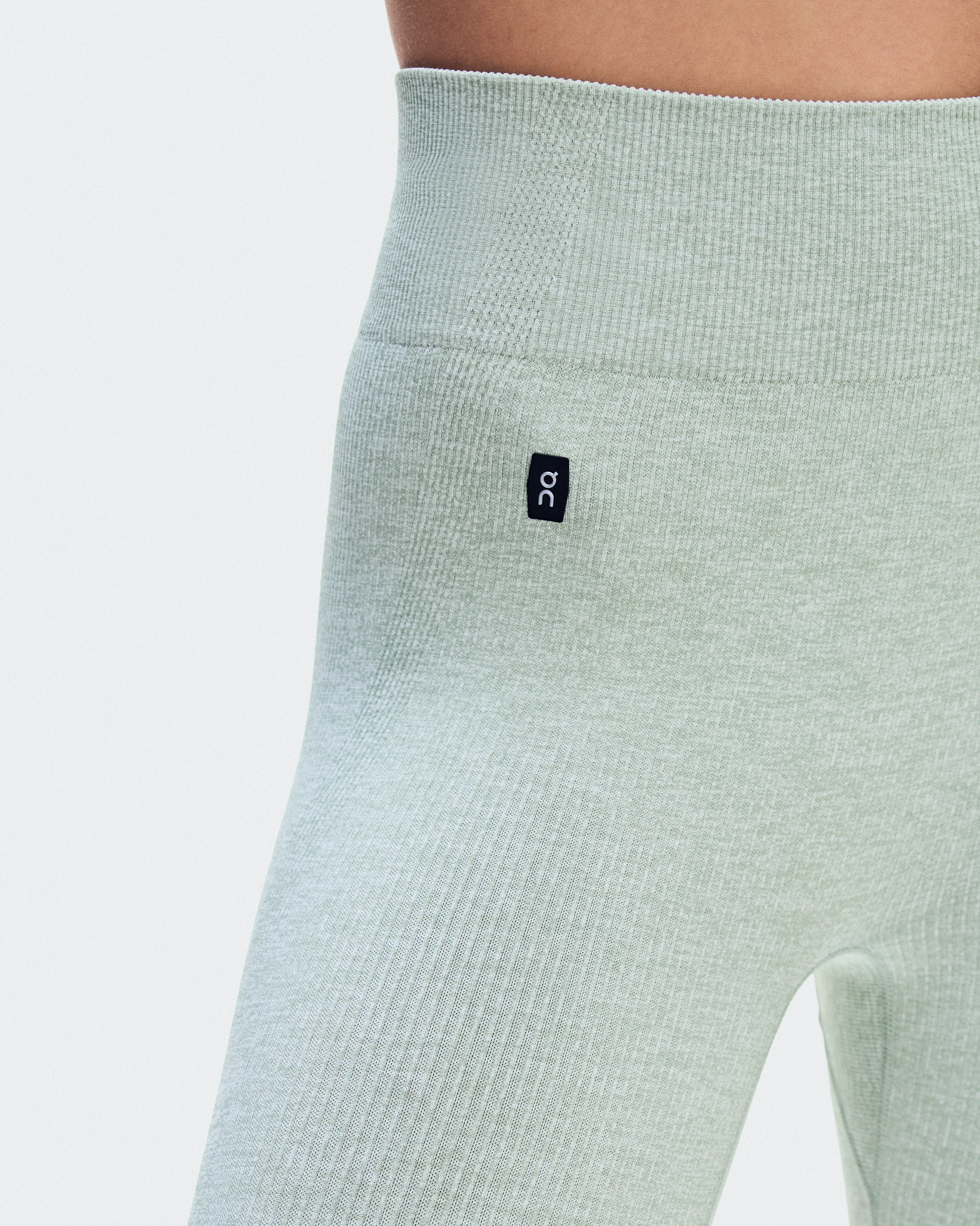 On Studio Knit Leggings Mineral Heather Femme Leggings