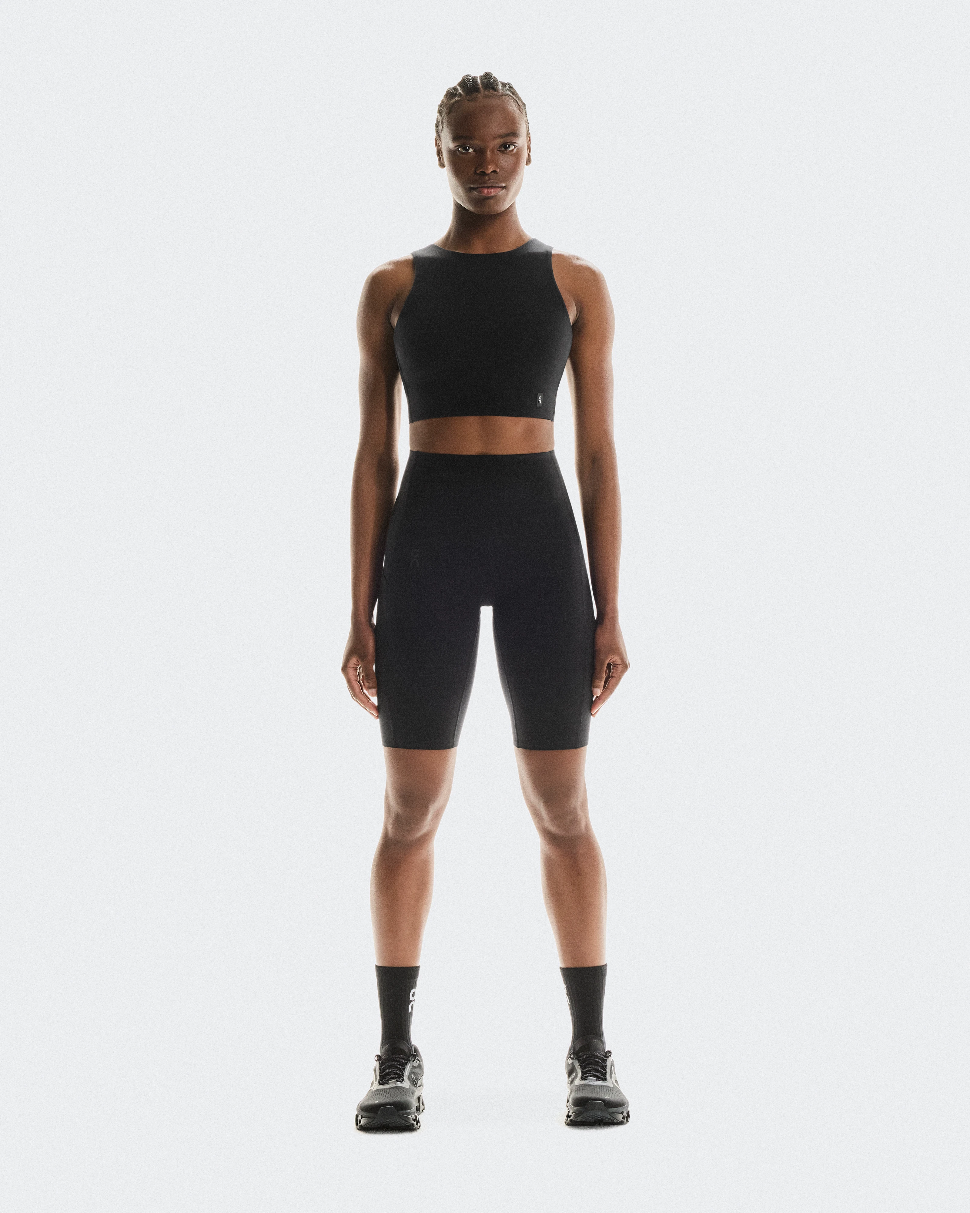 On Studio Tights Short Black Femme Leggings