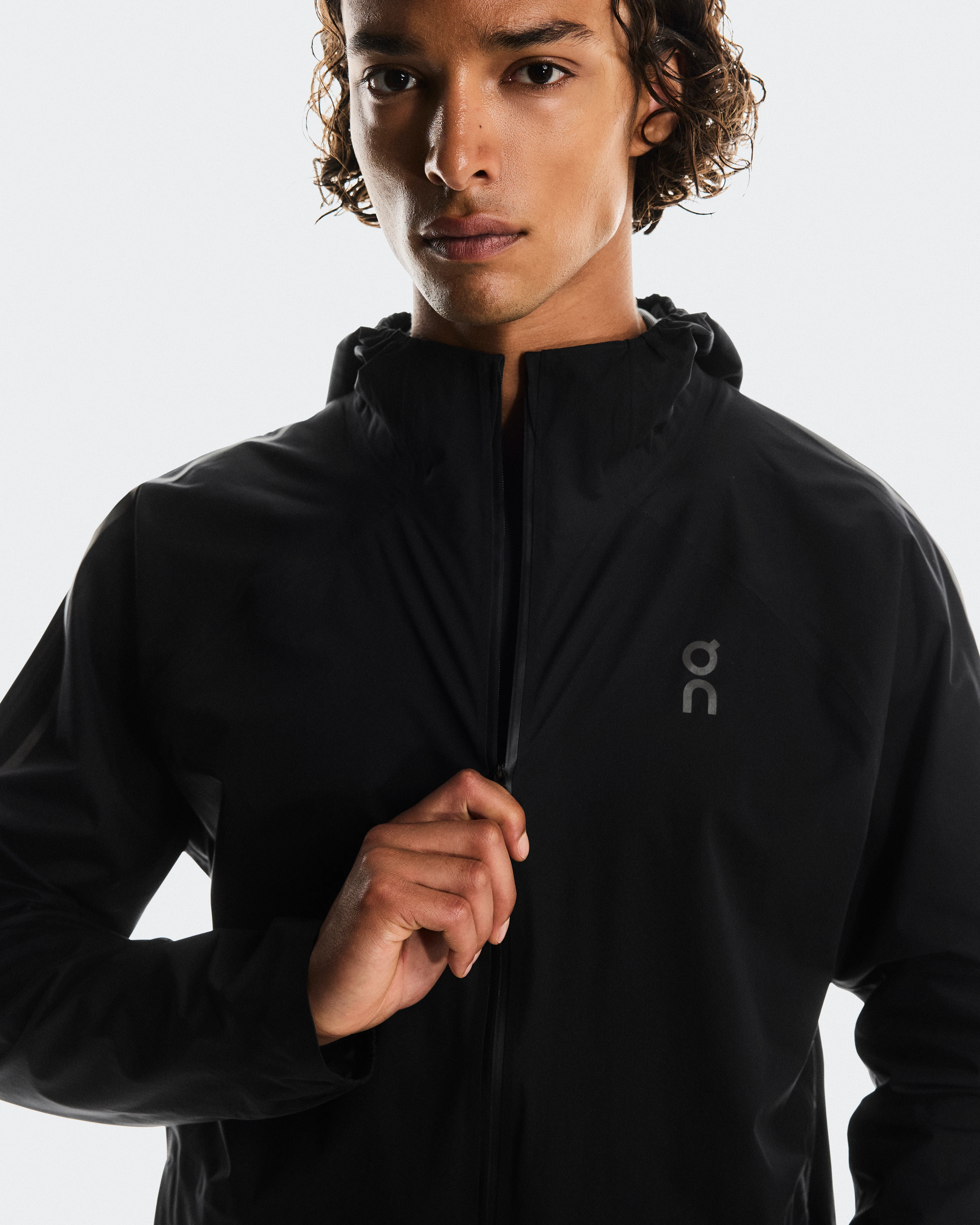 On Performance Jacket Waterproof Black Homme Vestes