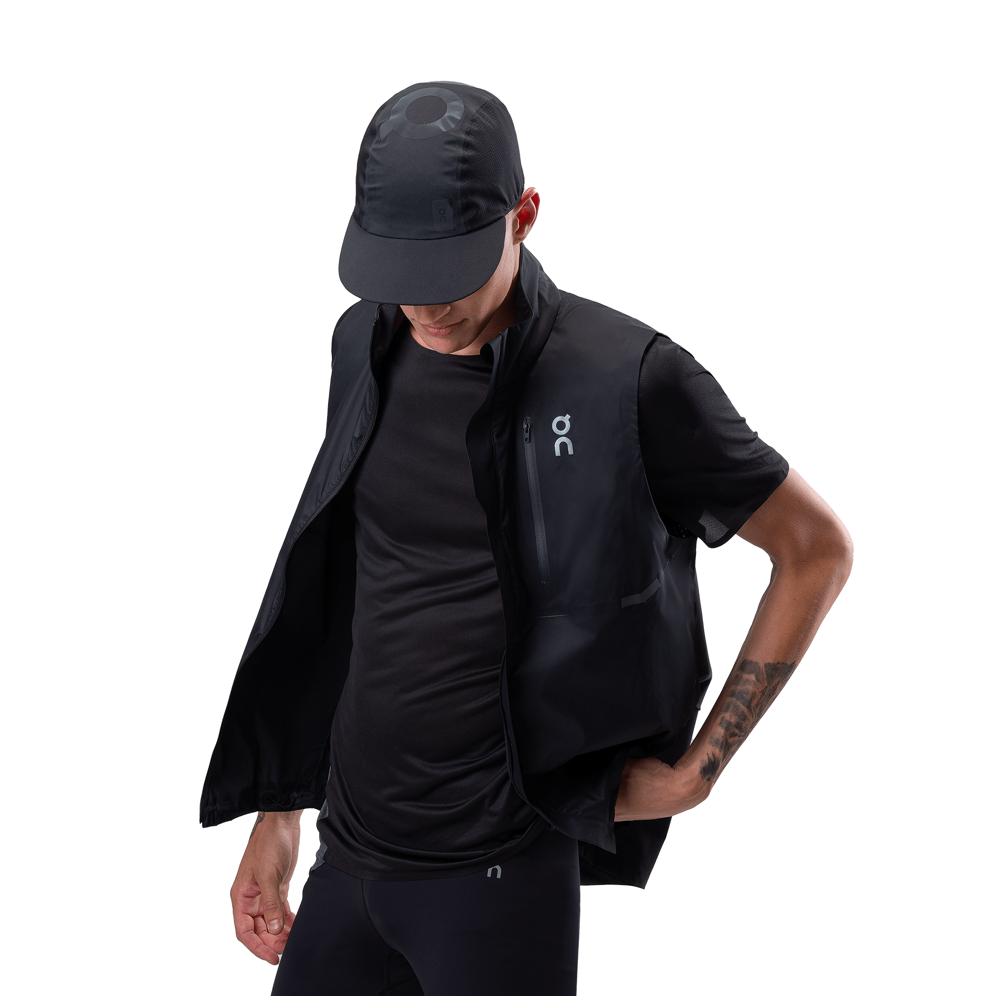 On Zero Cap Black Unisexe Chapeaux