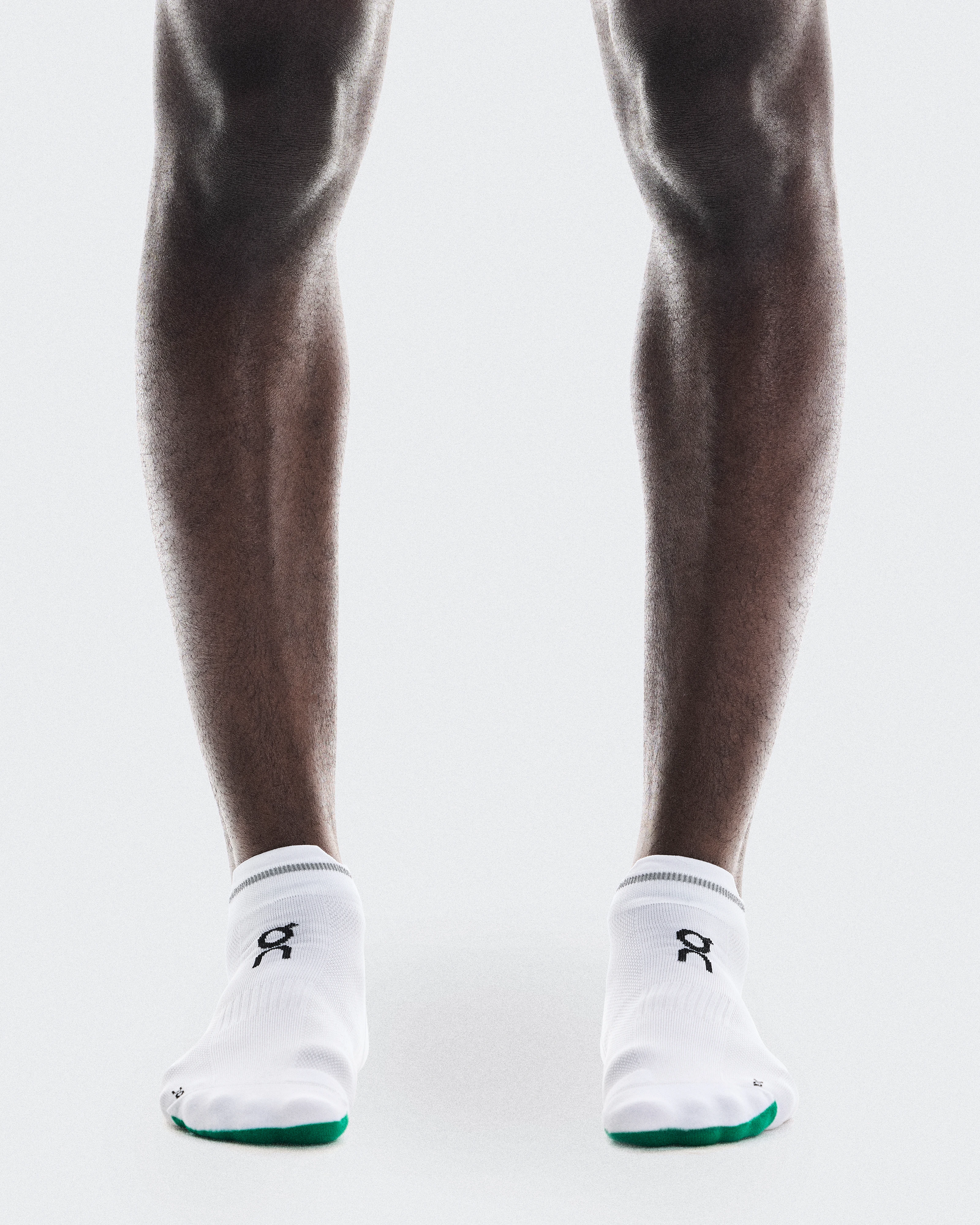 On Elite Run Sock Low White & Ivory Unisexe Chaussettes