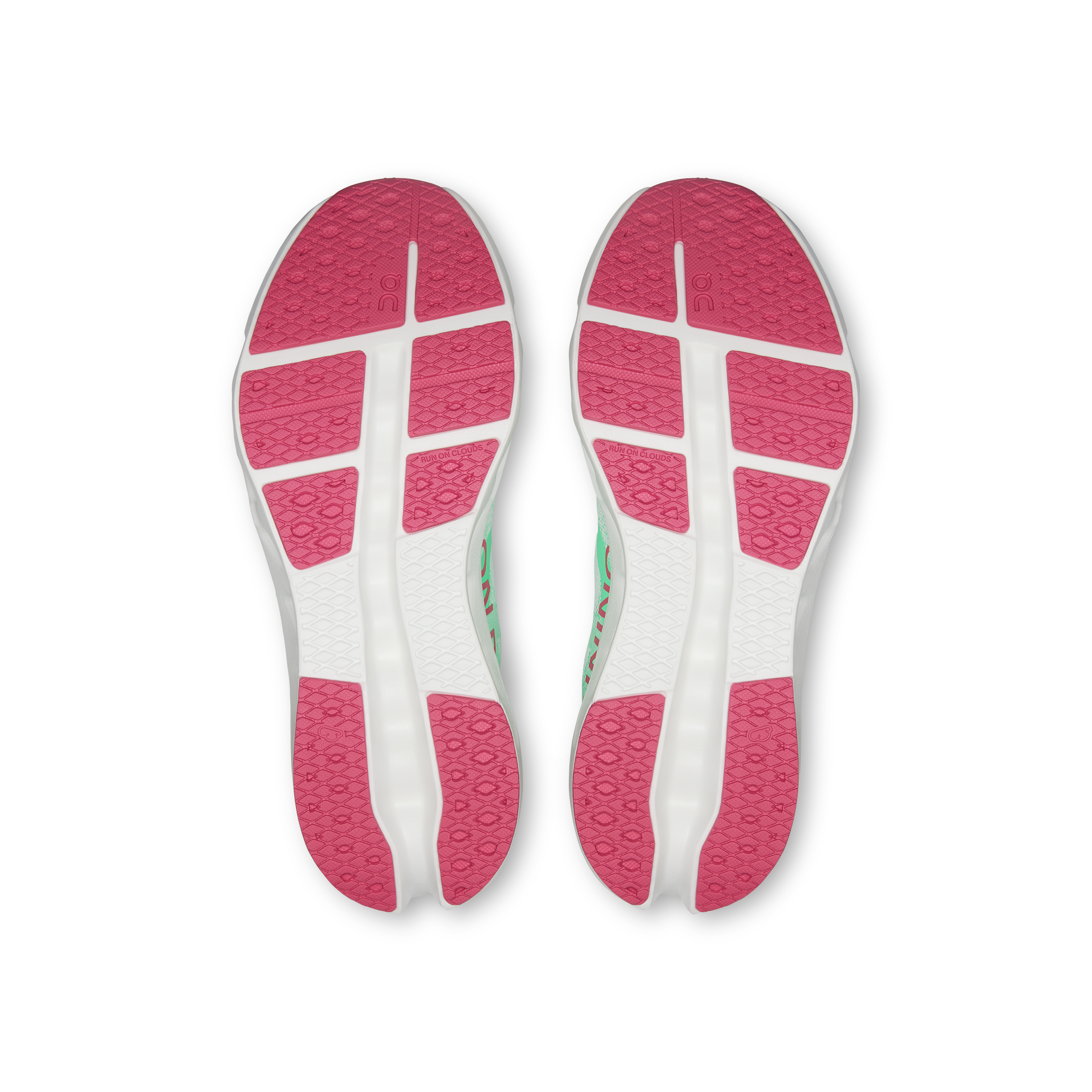 On Cloudsurfer Youth Verdite & Ivory Ados Running sur route Chaussures