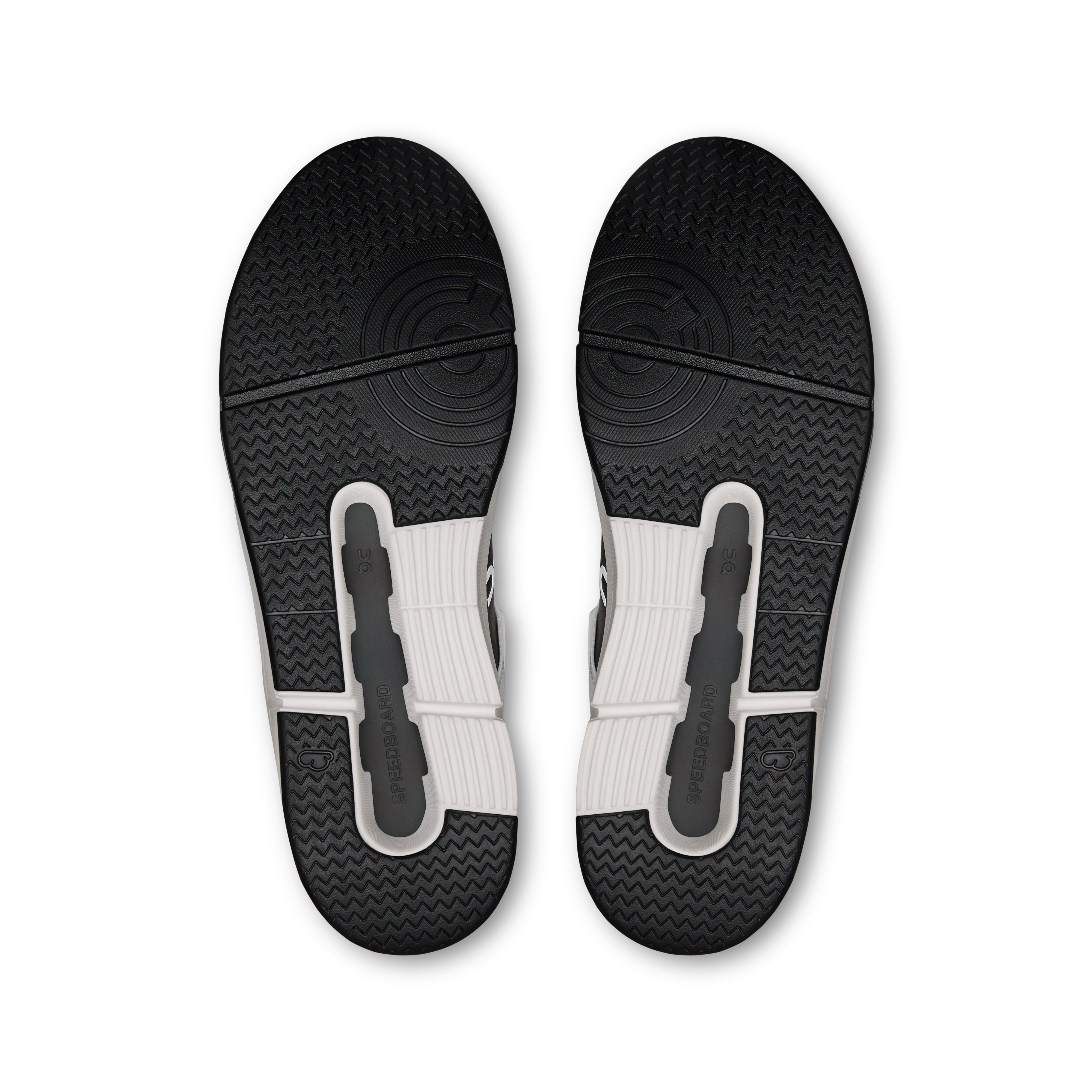 On THE ROGER Clubhouse White & Onyx Homme Tennis Chaussures