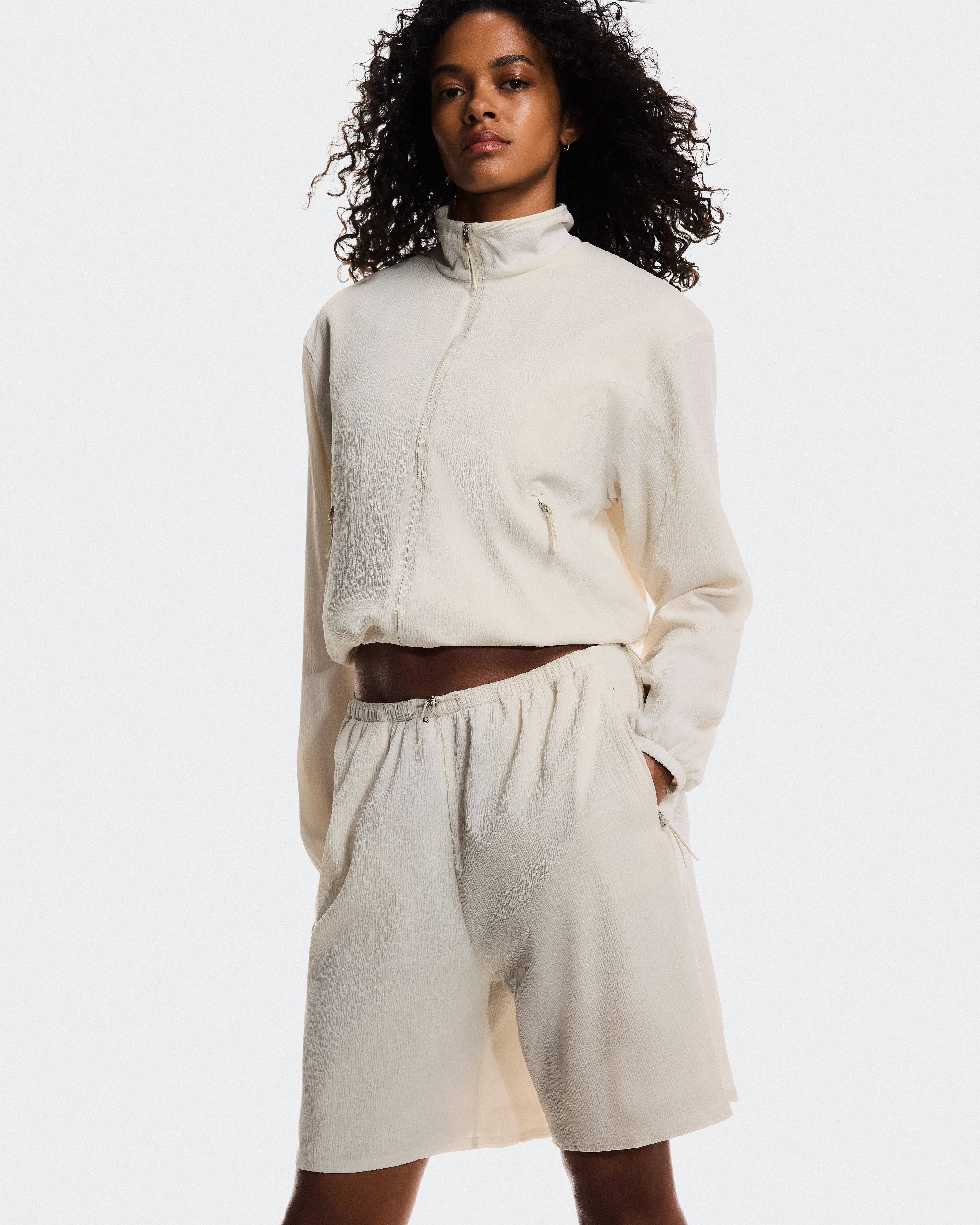 On Track Shorts Cream Femme Shorts