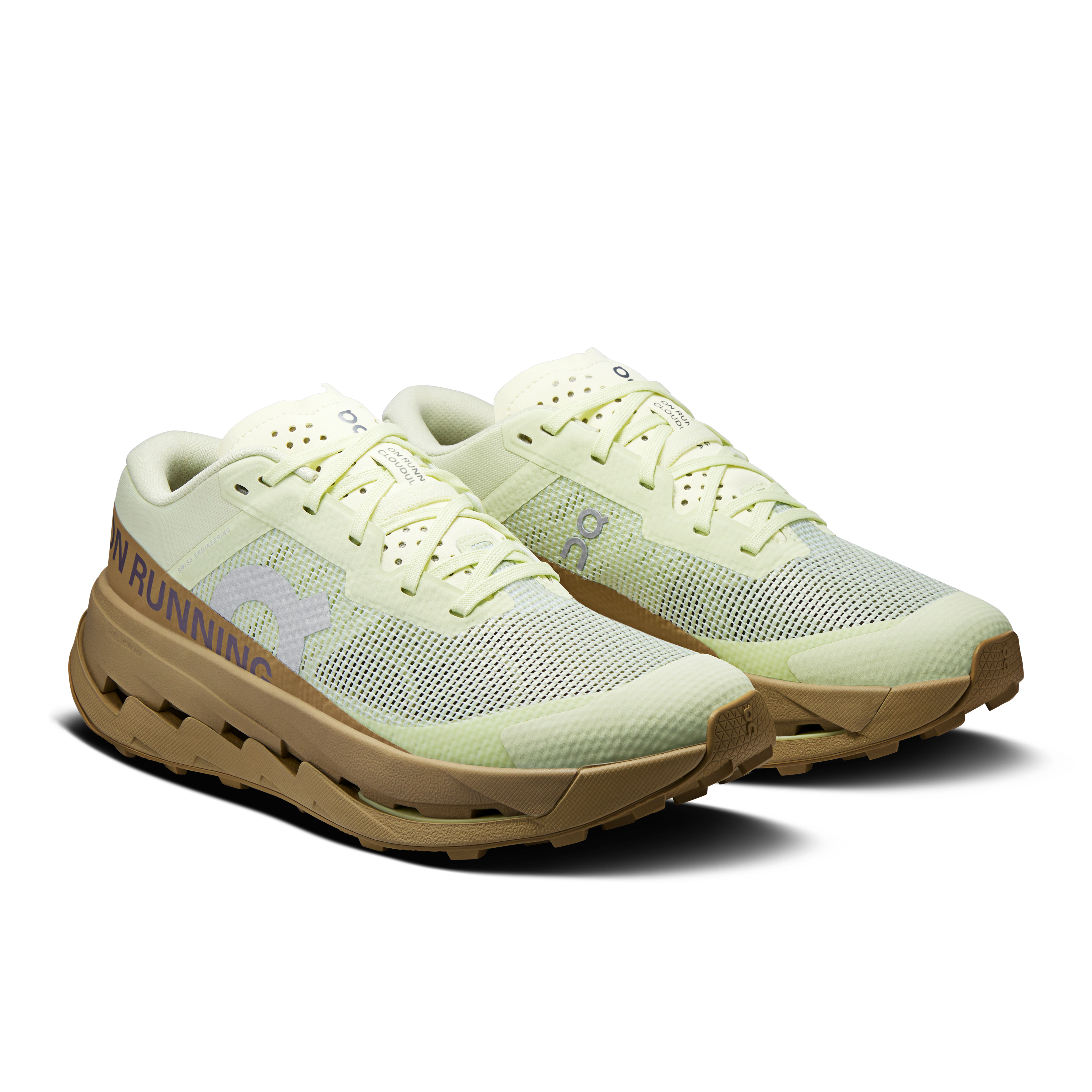 On Cloudultra 3 Linen & Safari Femme Running de trail Chaussures
