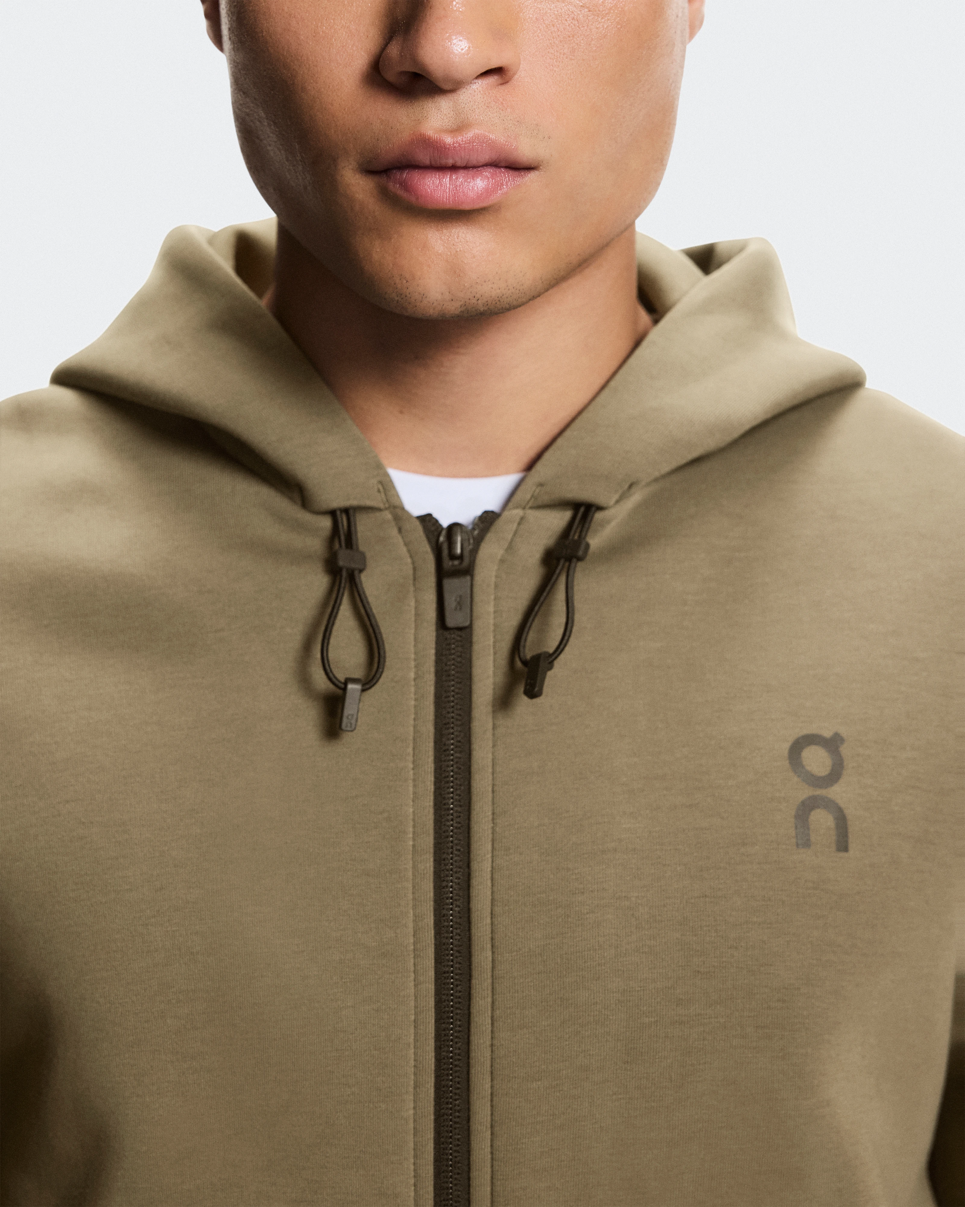 On Focus Tech Zip Hoodie Kalamata Homme Sweats à capuche et sweats