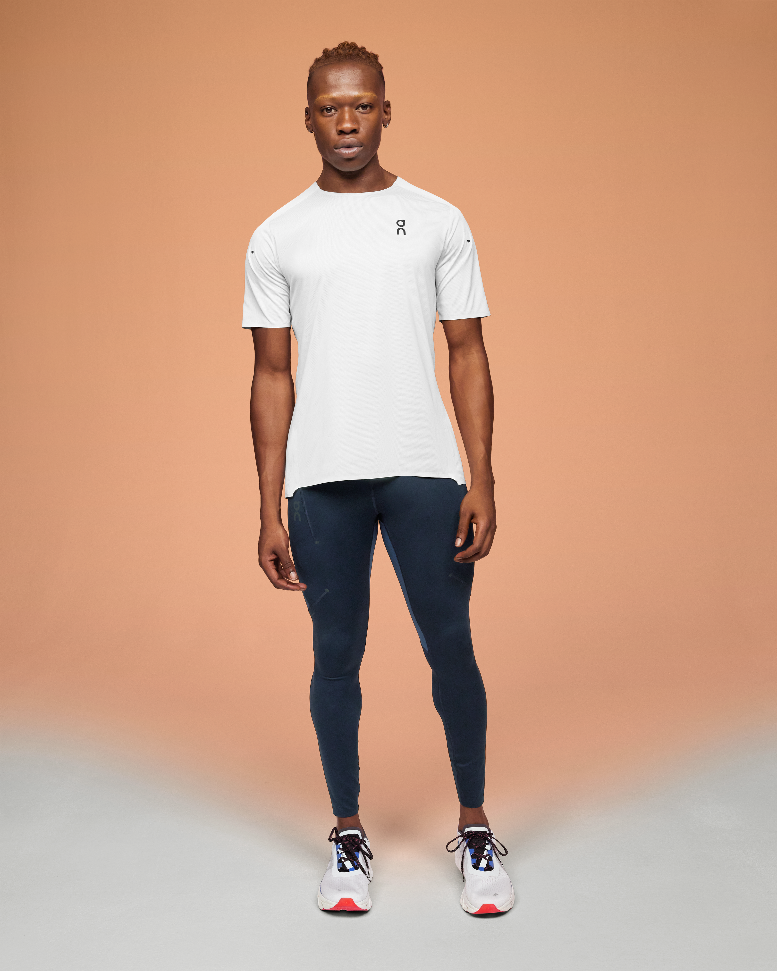 On Performance Tights Navy & Denim Homme Leggings