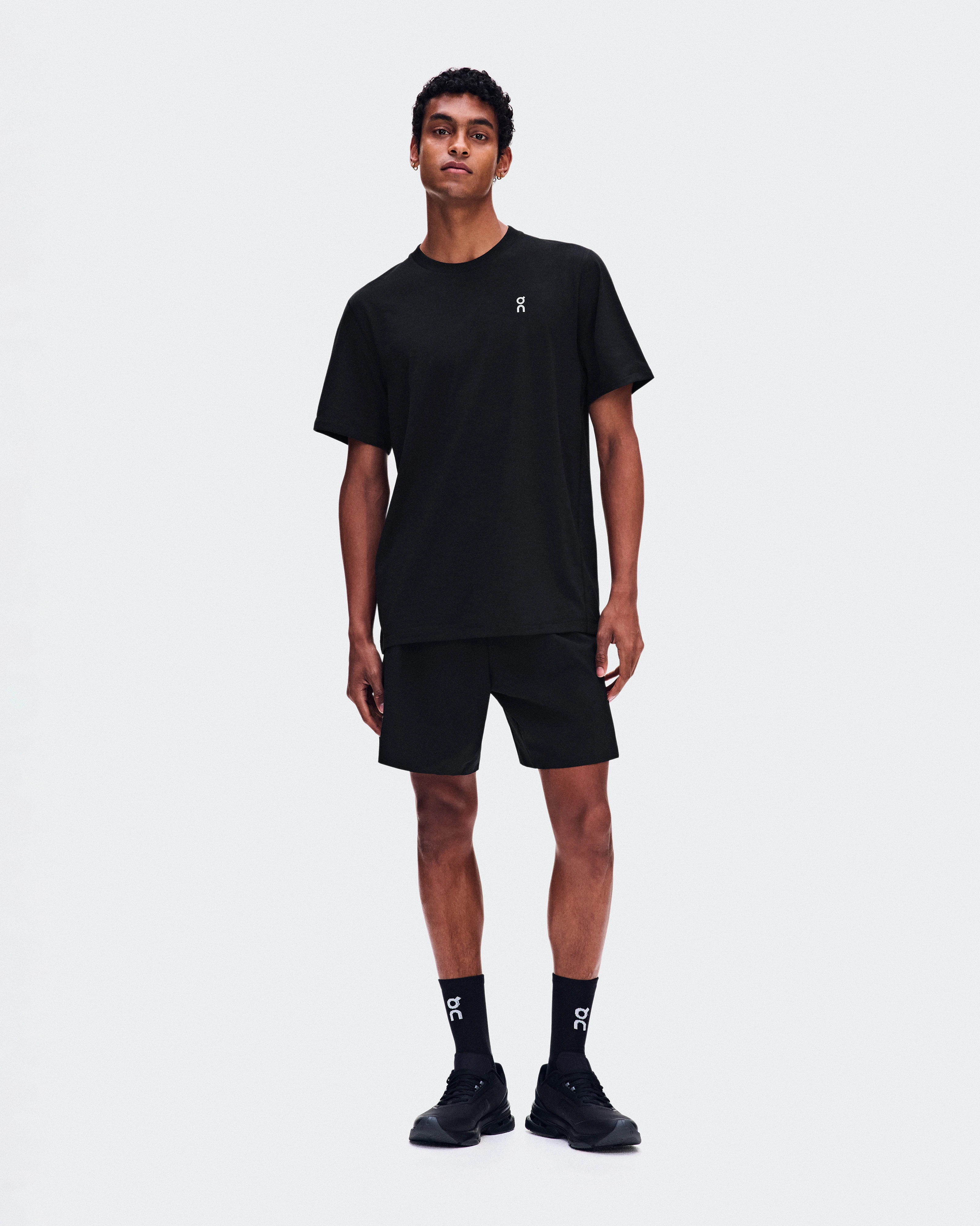On Train-T Black Homme Hauts et t-shirts