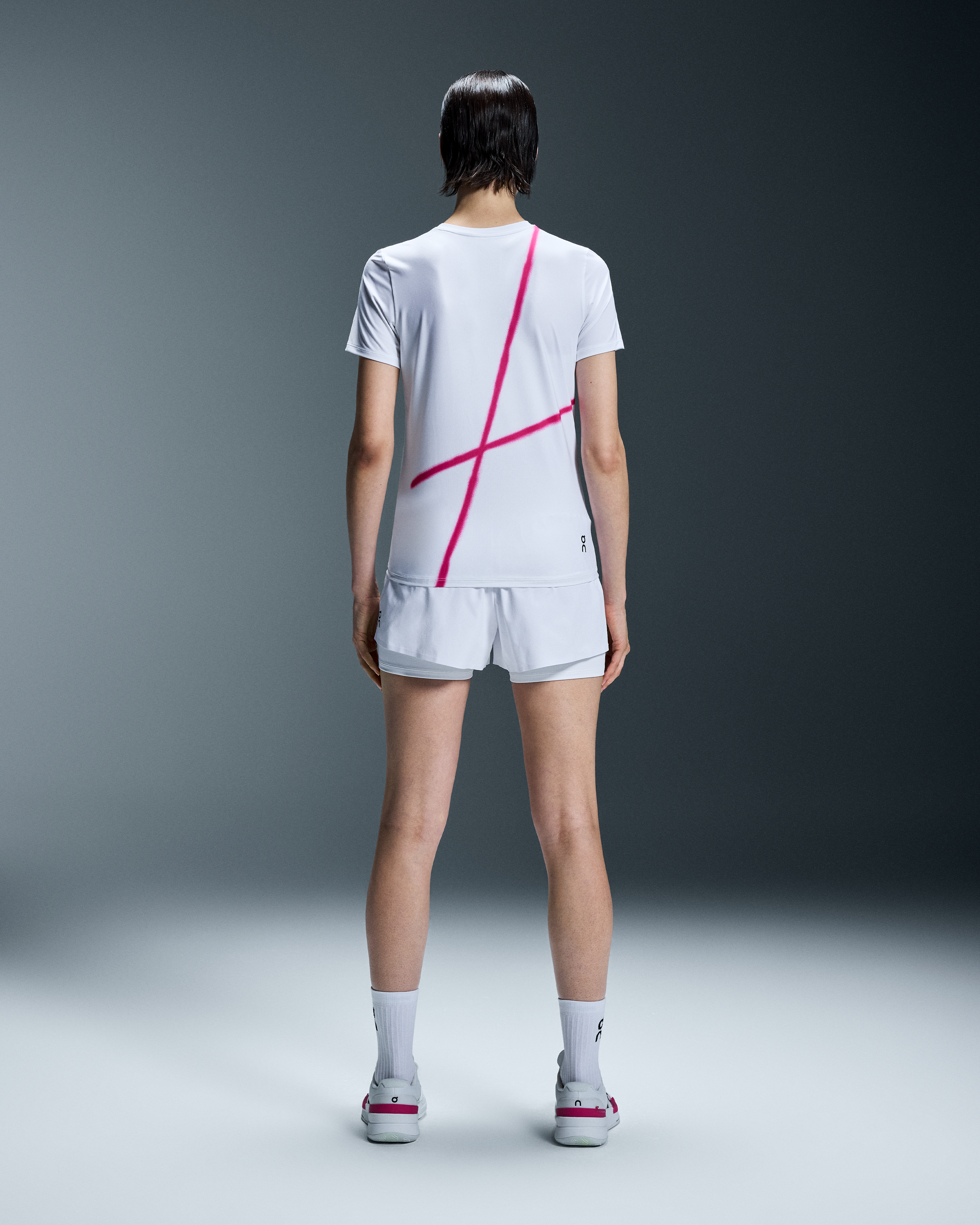 On Court Shorts White Femme Shorts