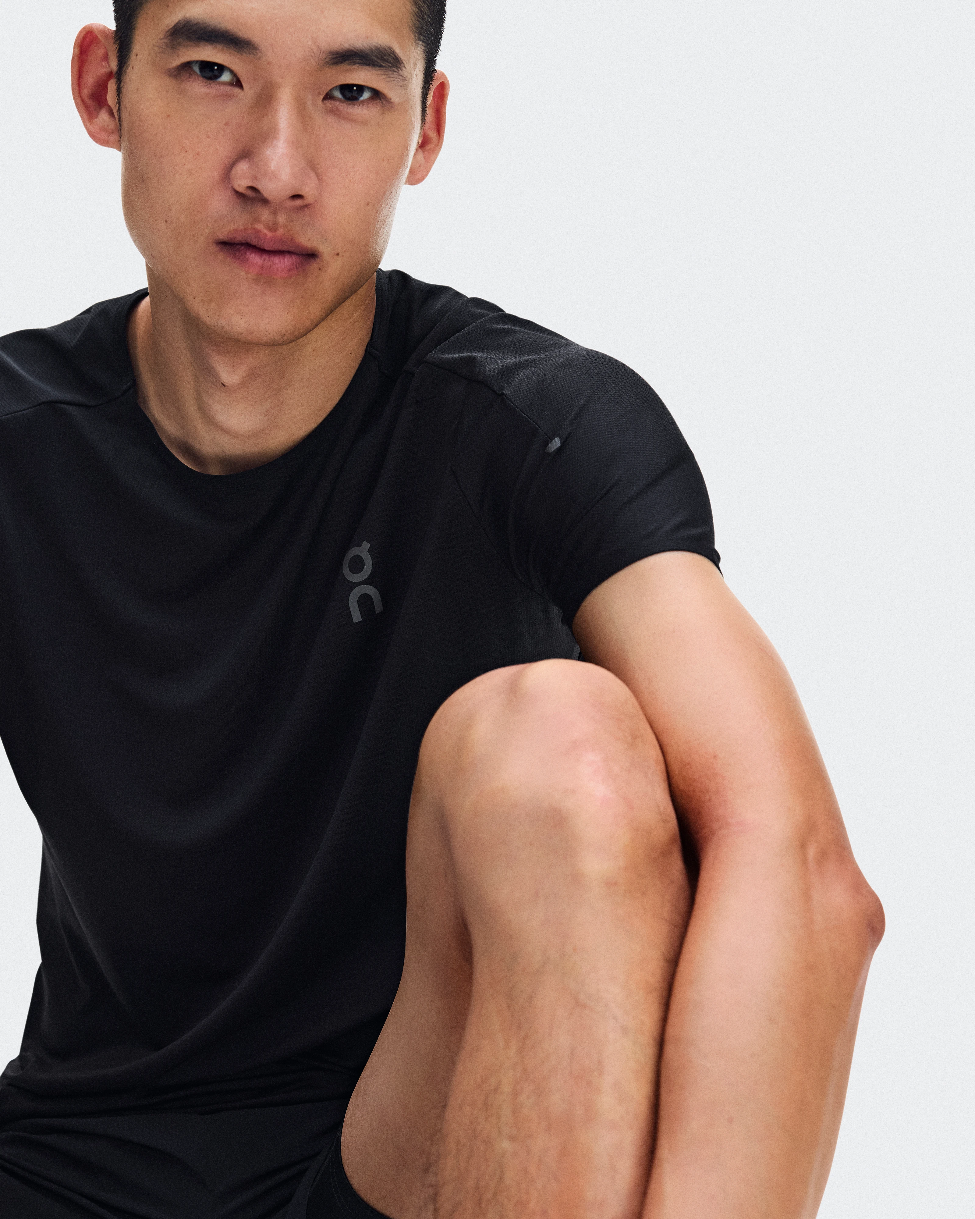On Performance-T Black & Eclipse Homme Hauts et t-shirts