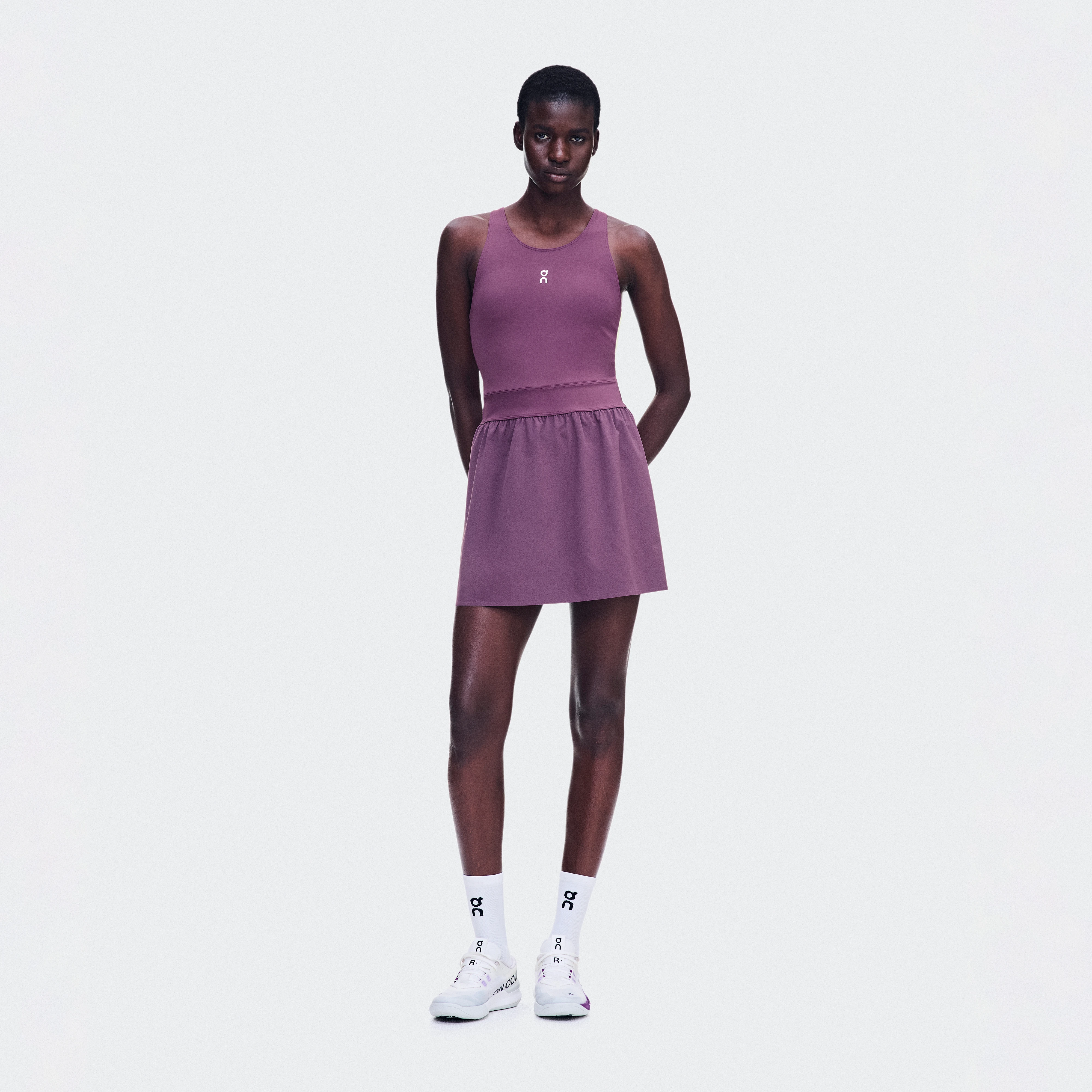 On Court Dress Split Cassis Femme – Tennis Robes