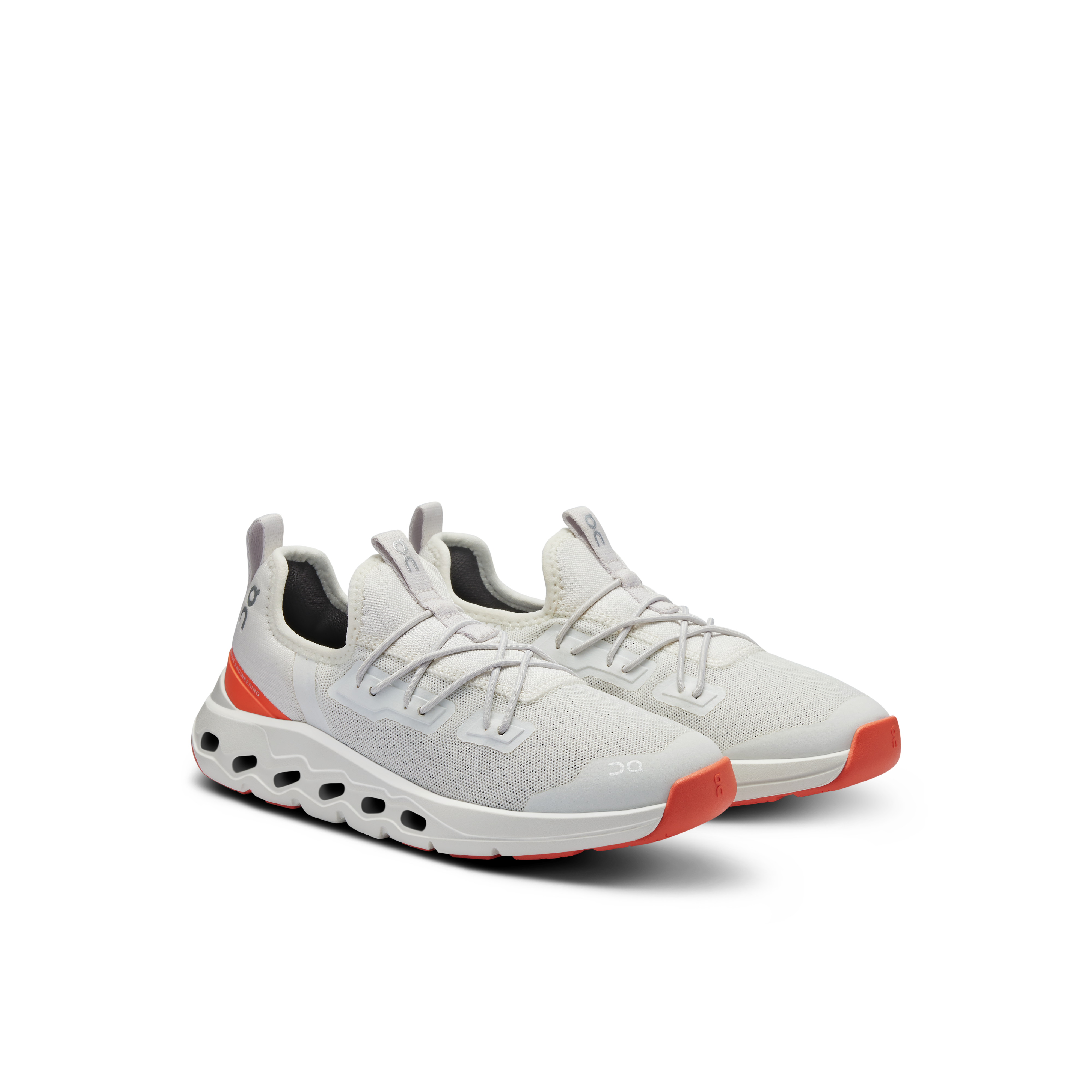 On Cloudleap Ivory & Flame Enfant Active Life Chaussures