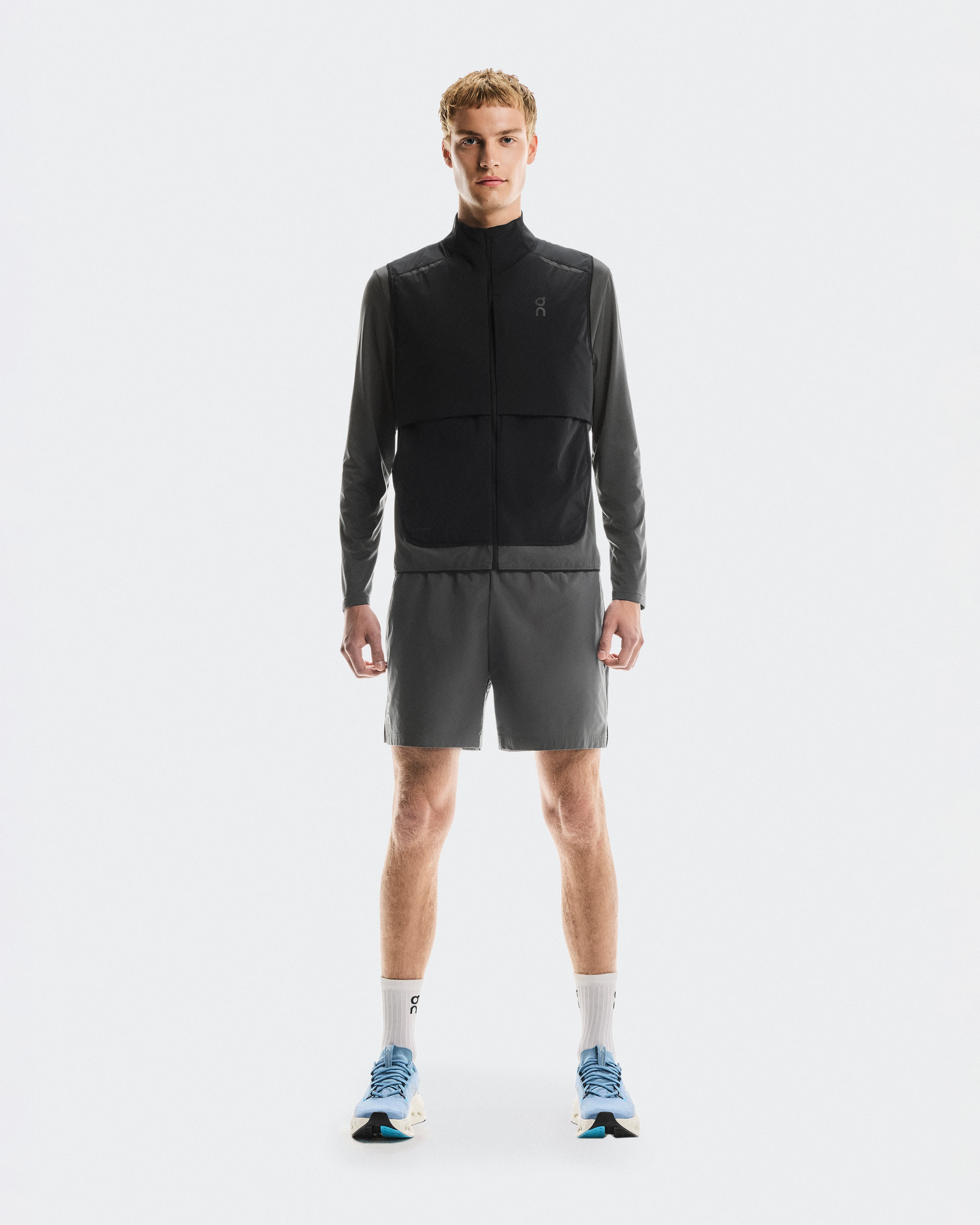On Weather Vest Black & Eclipse Homme Vestes