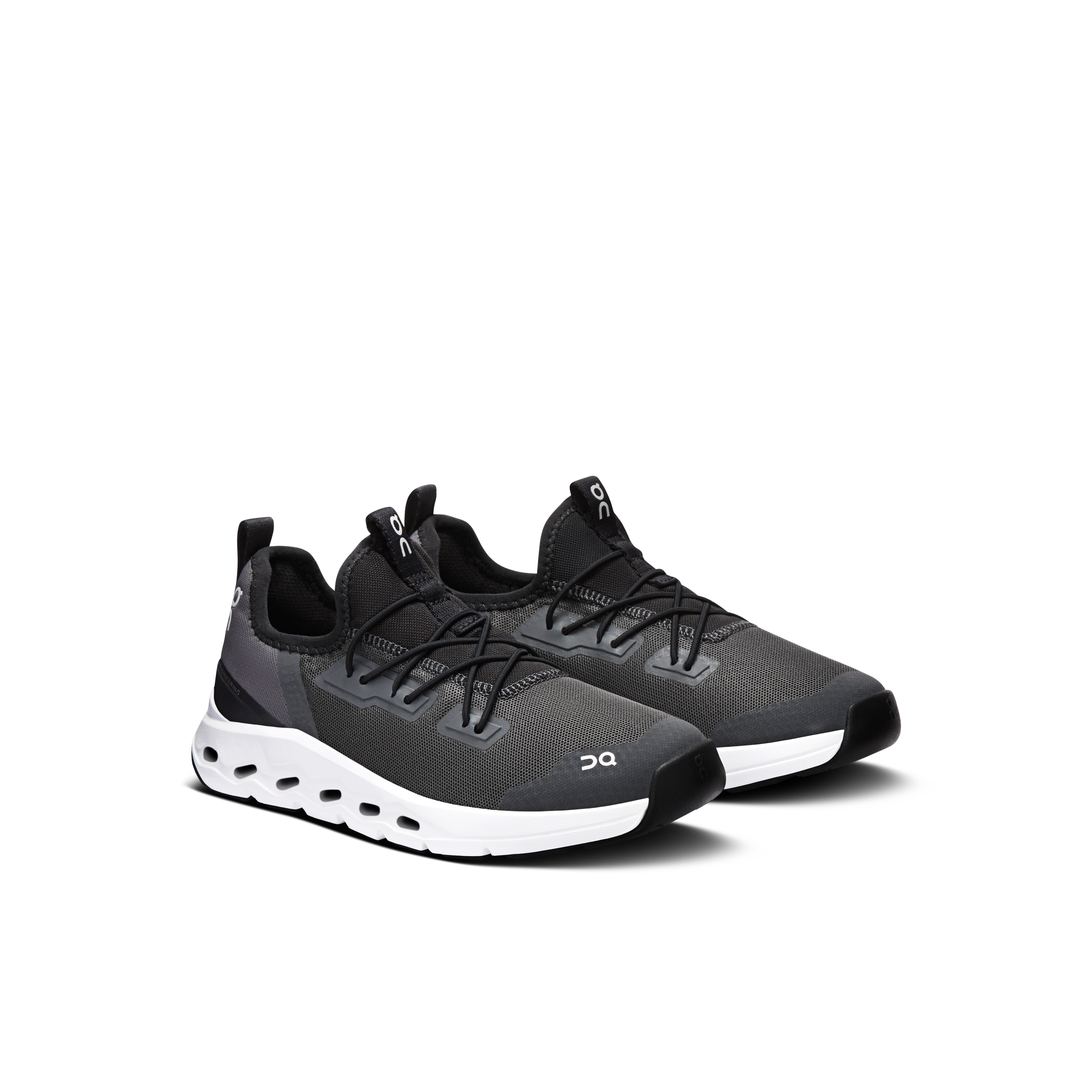 On Cloudleap Black & White Enfant Active Life Chaussures