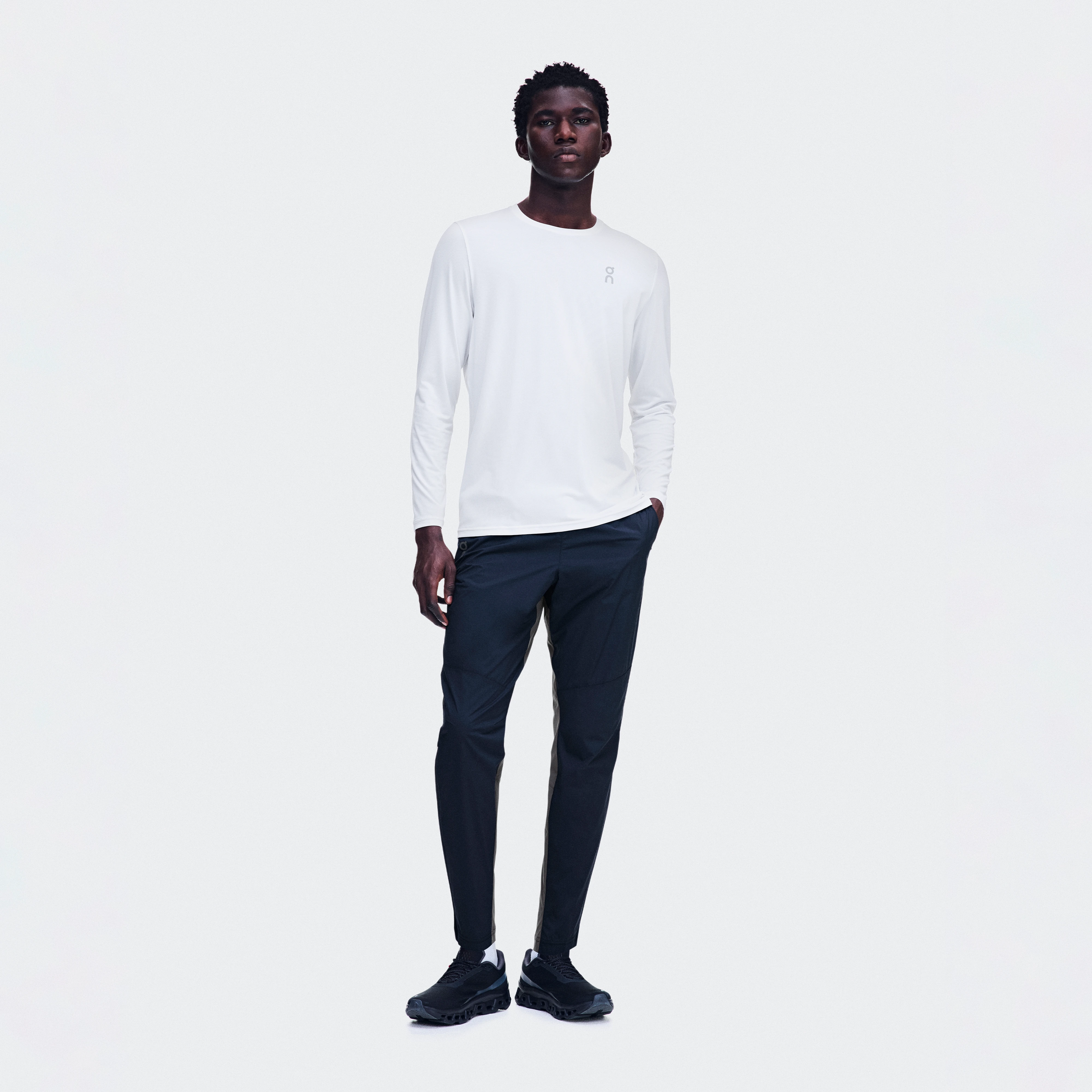 On Weather Pants Midnight & Eclipse Homme – Running haute performance par temps frais, entraînement Pantalons