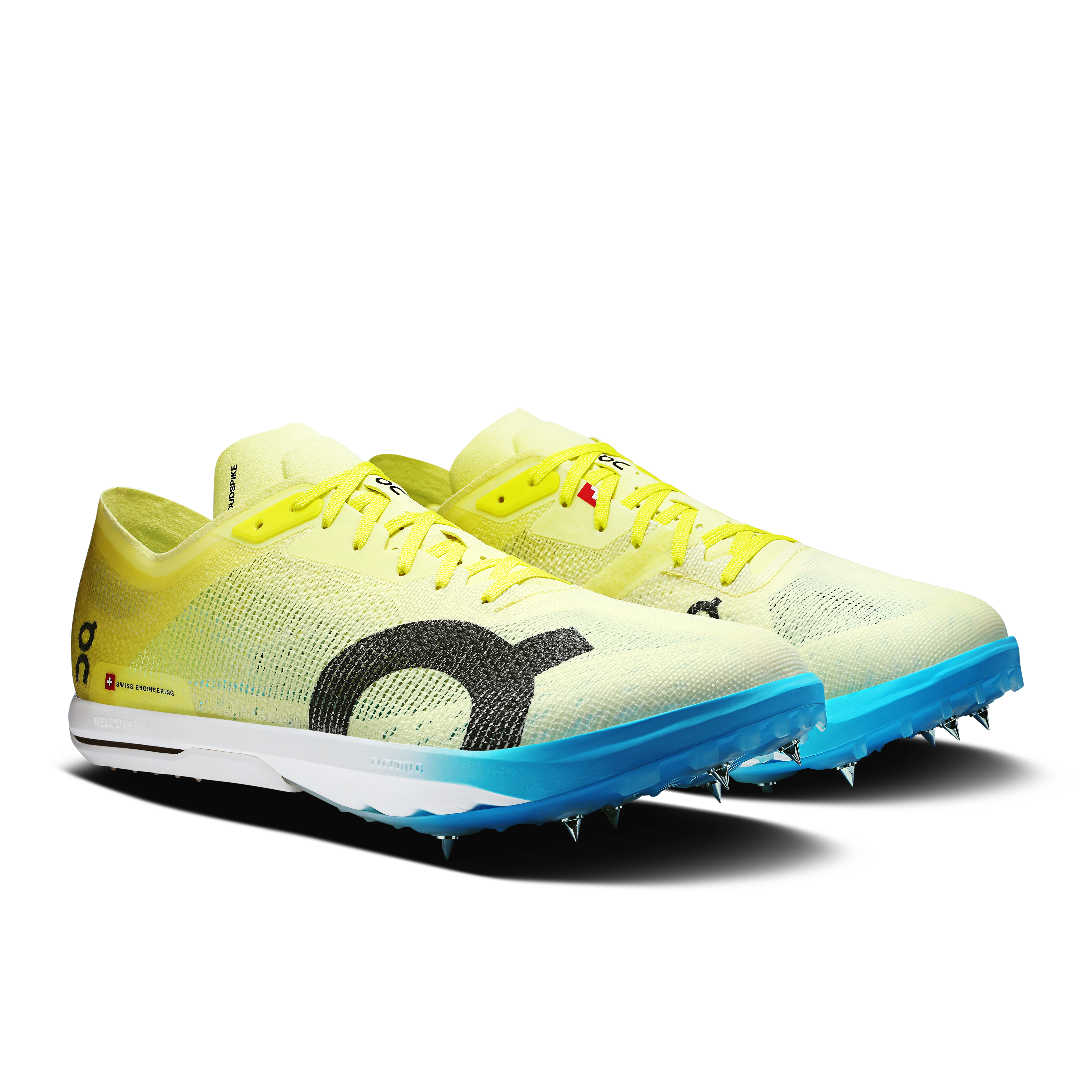 On Cloudspike Citius 2 Limelight & White Homme Athlétisme Chaussures
