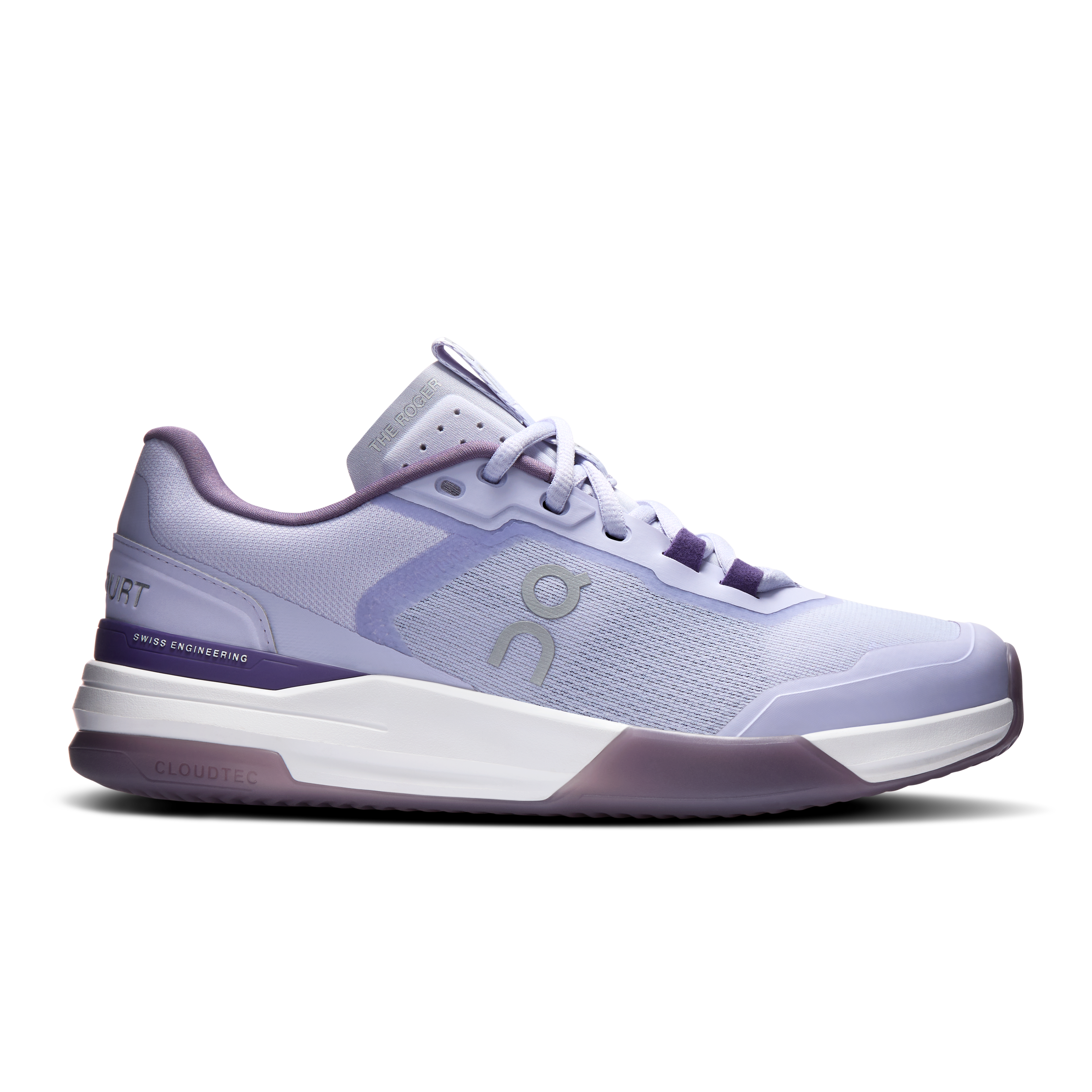 On THE ROGER Advantage Pro Clay Thistle & Dewberry Femme – Tennis quotidien, sports de court, CloudTec® dissimulée Chaussures