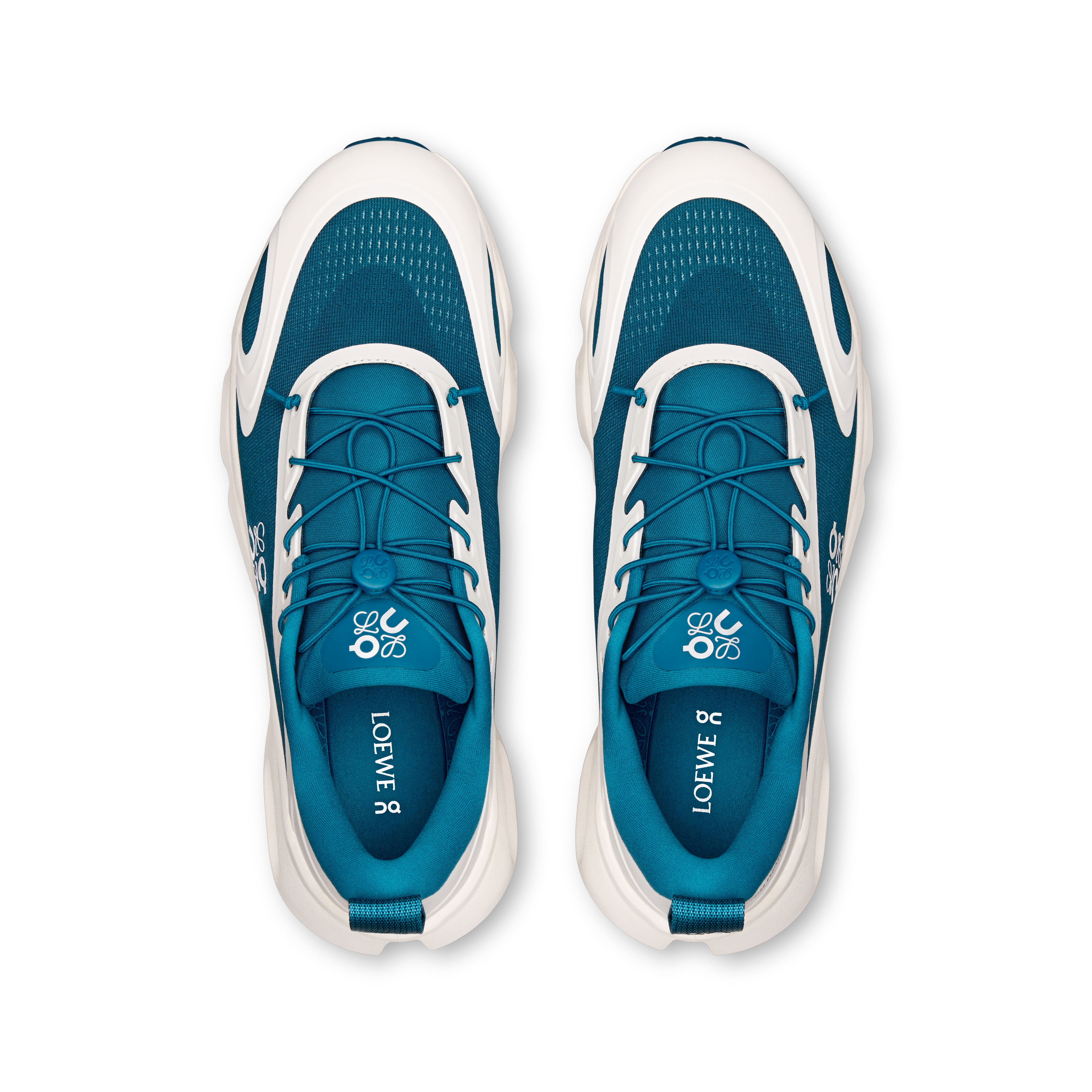 On Cloudsolo LOEWE Teal & Eggshell Homme Active Life Chaussures