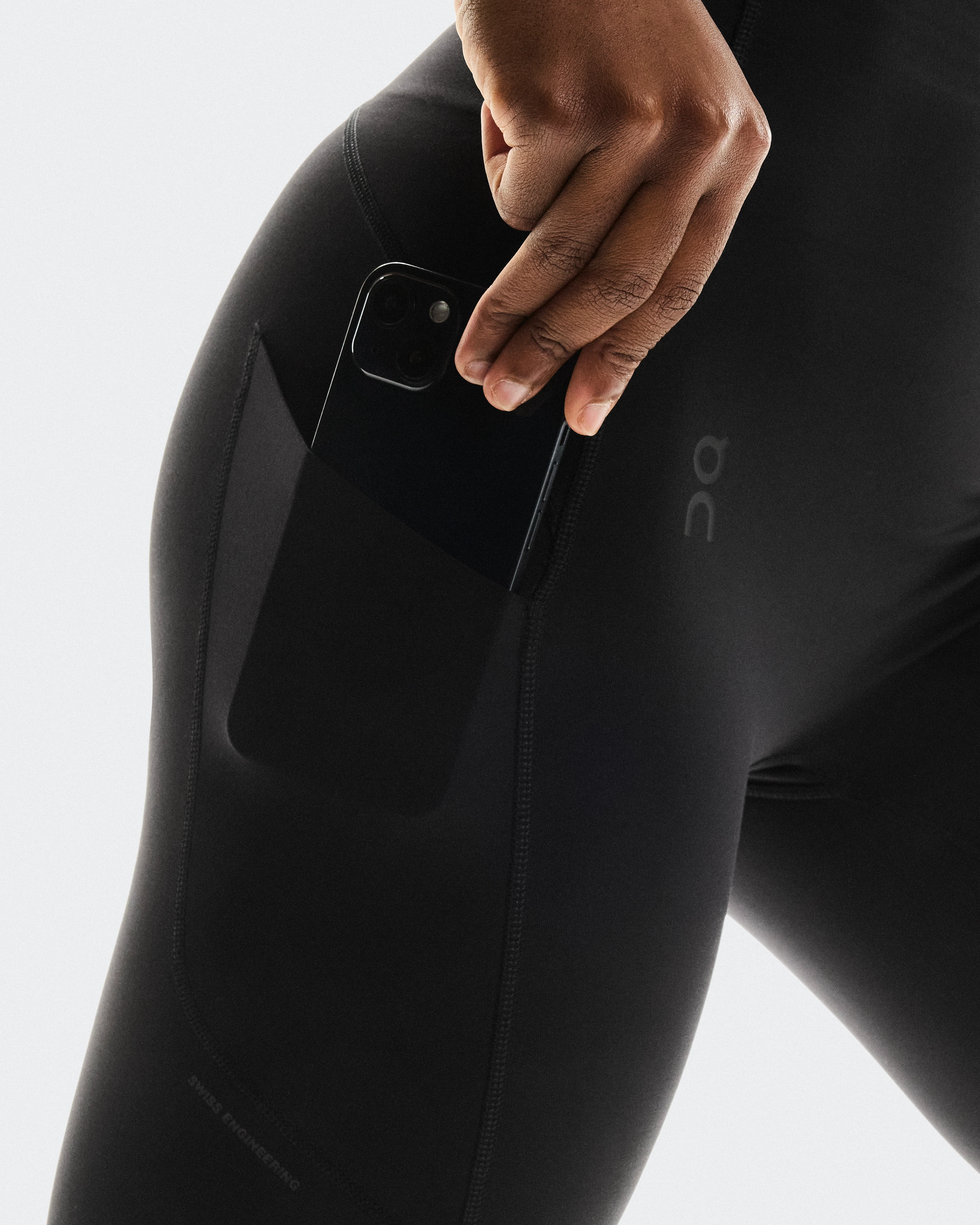 On Studio Tights Short Black Femme Leggings