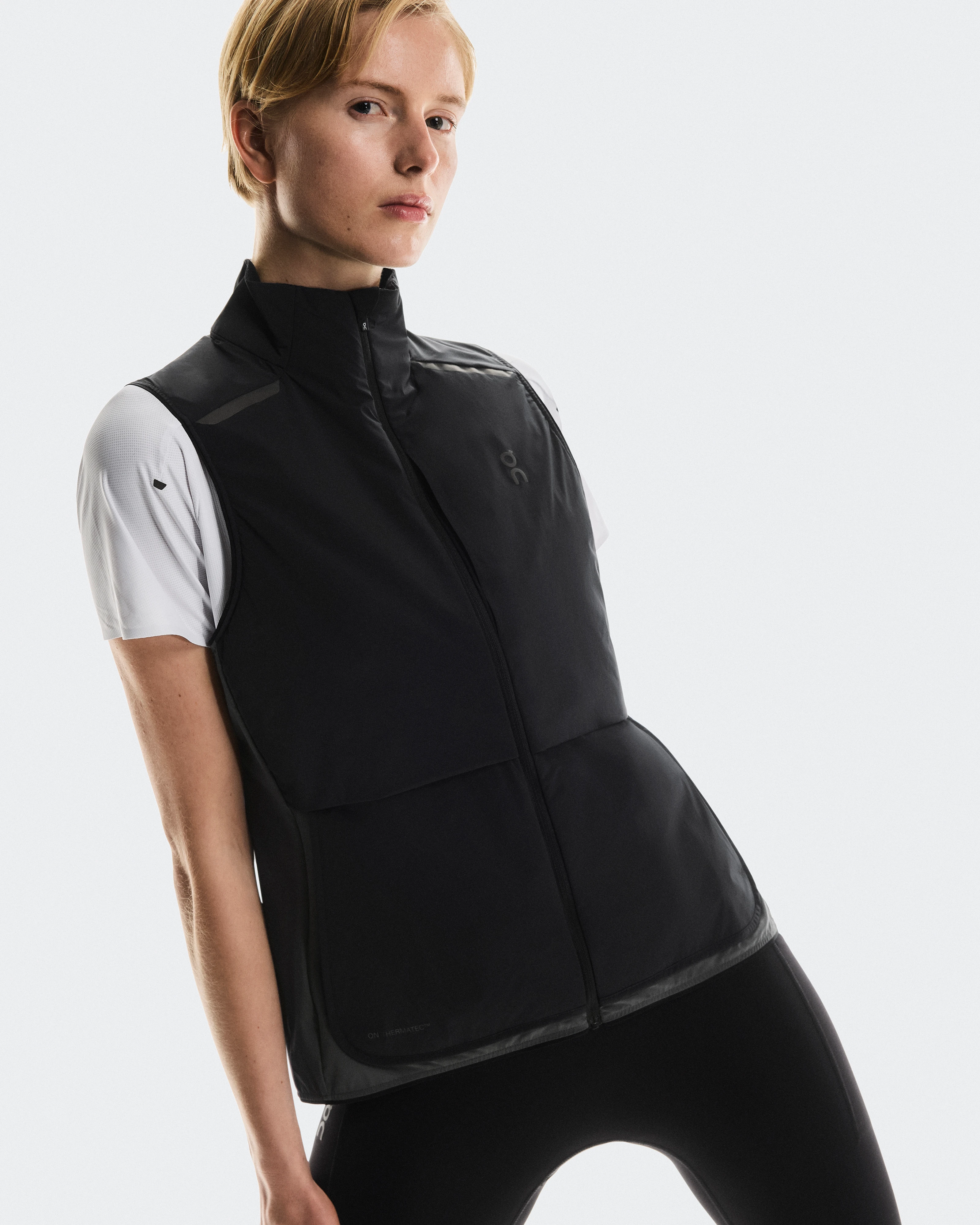 On Weather Vest Black & Eclipse Femme Vestes