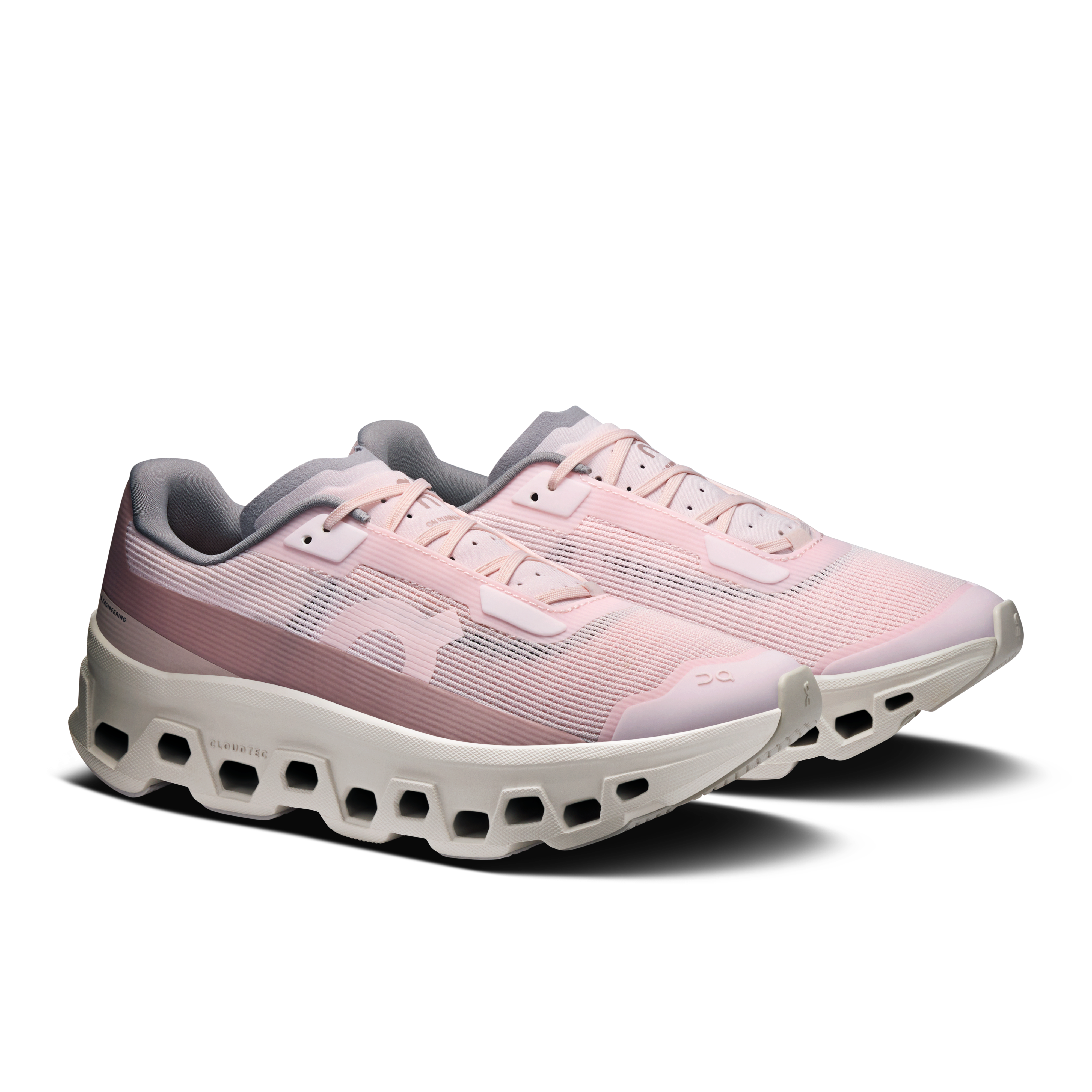 On Cloudmonster Void Salt & Biscuit Femme Active Life Chaussures