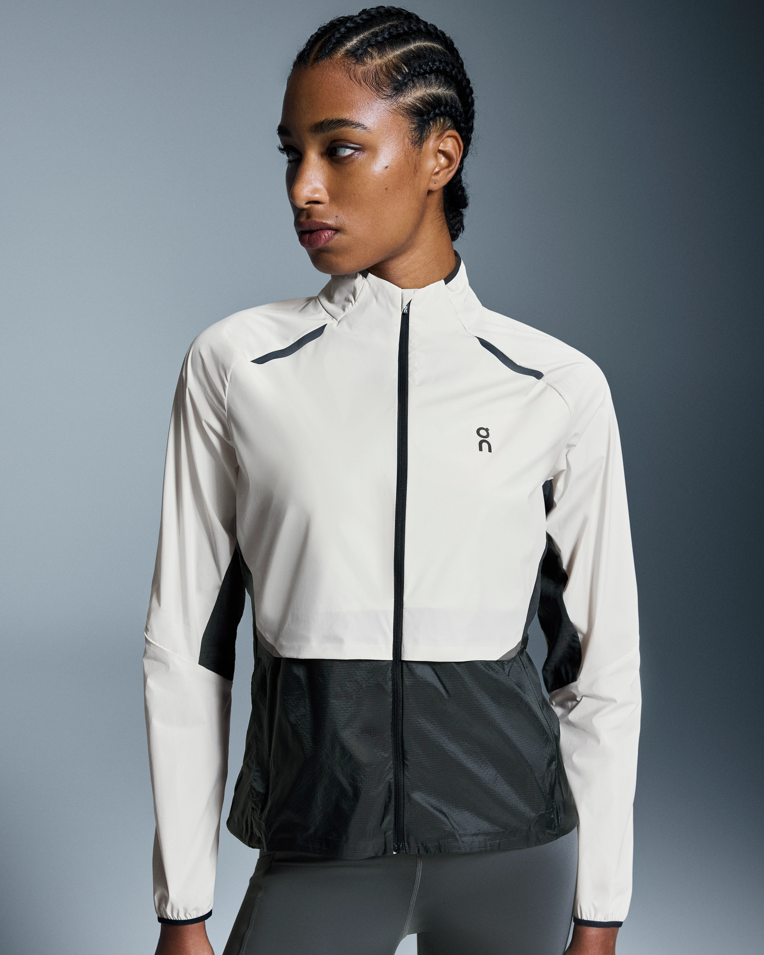 On Weather Jacket Silver & Eclipse Femme Vestes