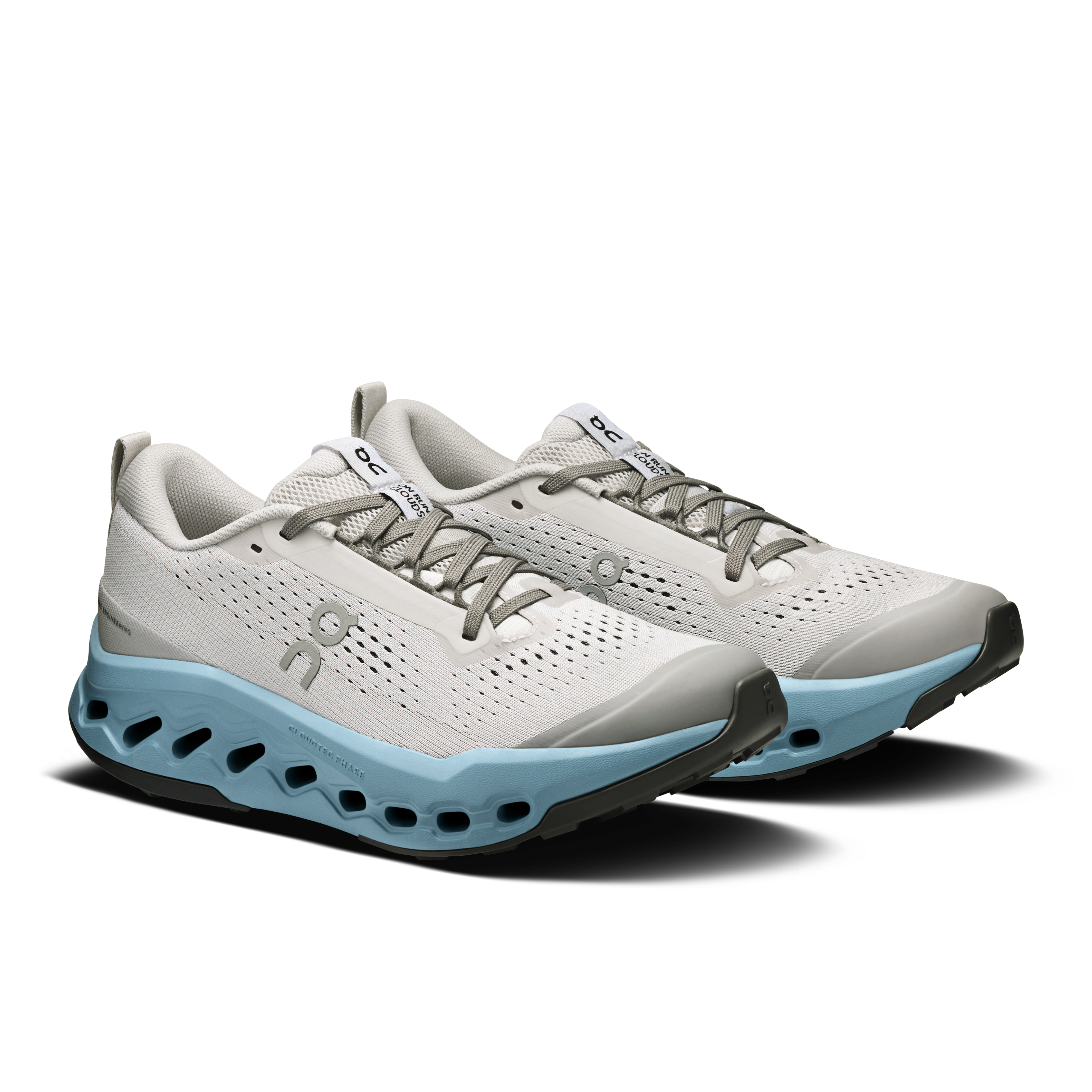 On Cloudsurfer Trail 2 Glacier & Dust Femme Running de trail Chaussures