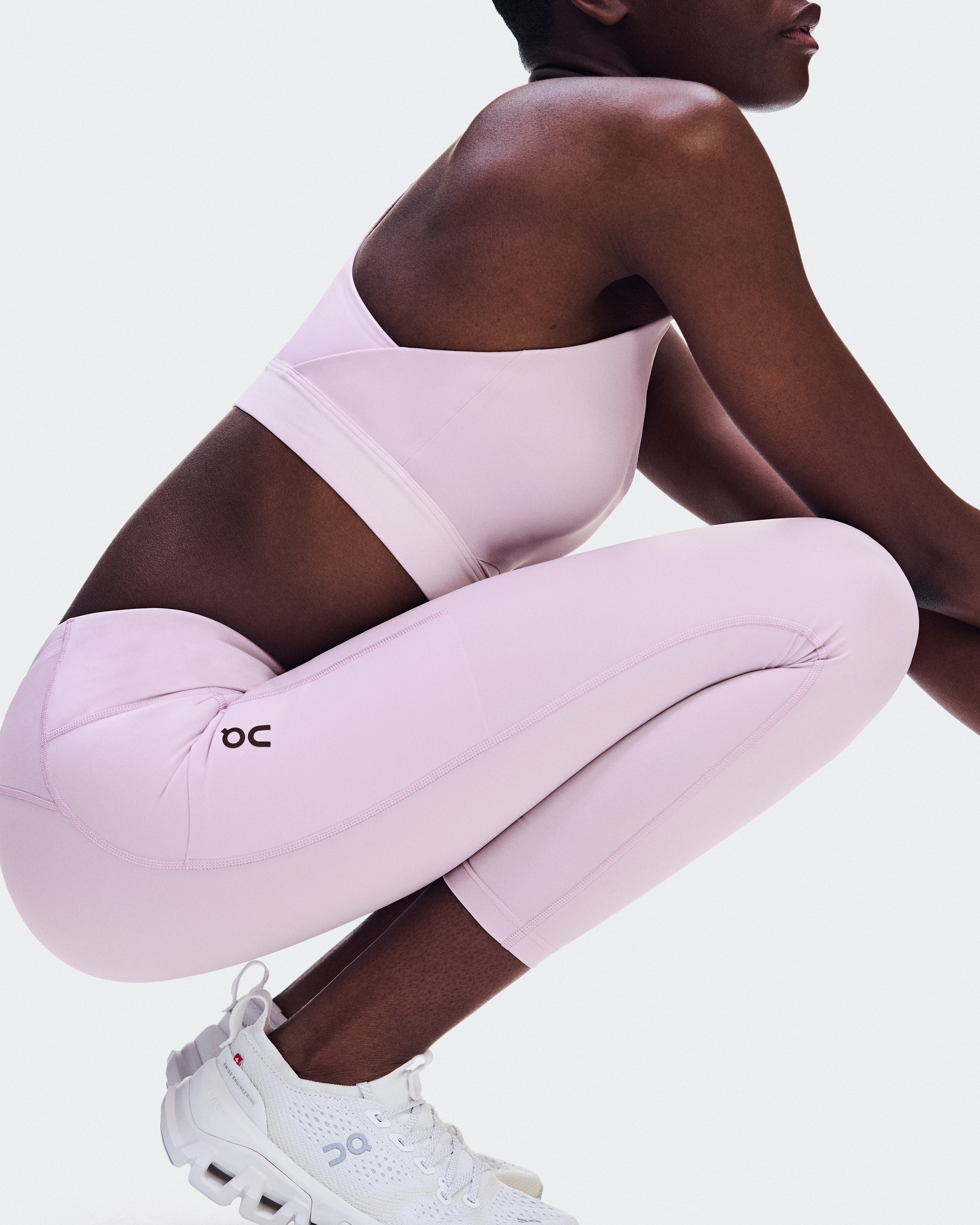 On Performance Tights 7/8 Foxglove Femme Leggings