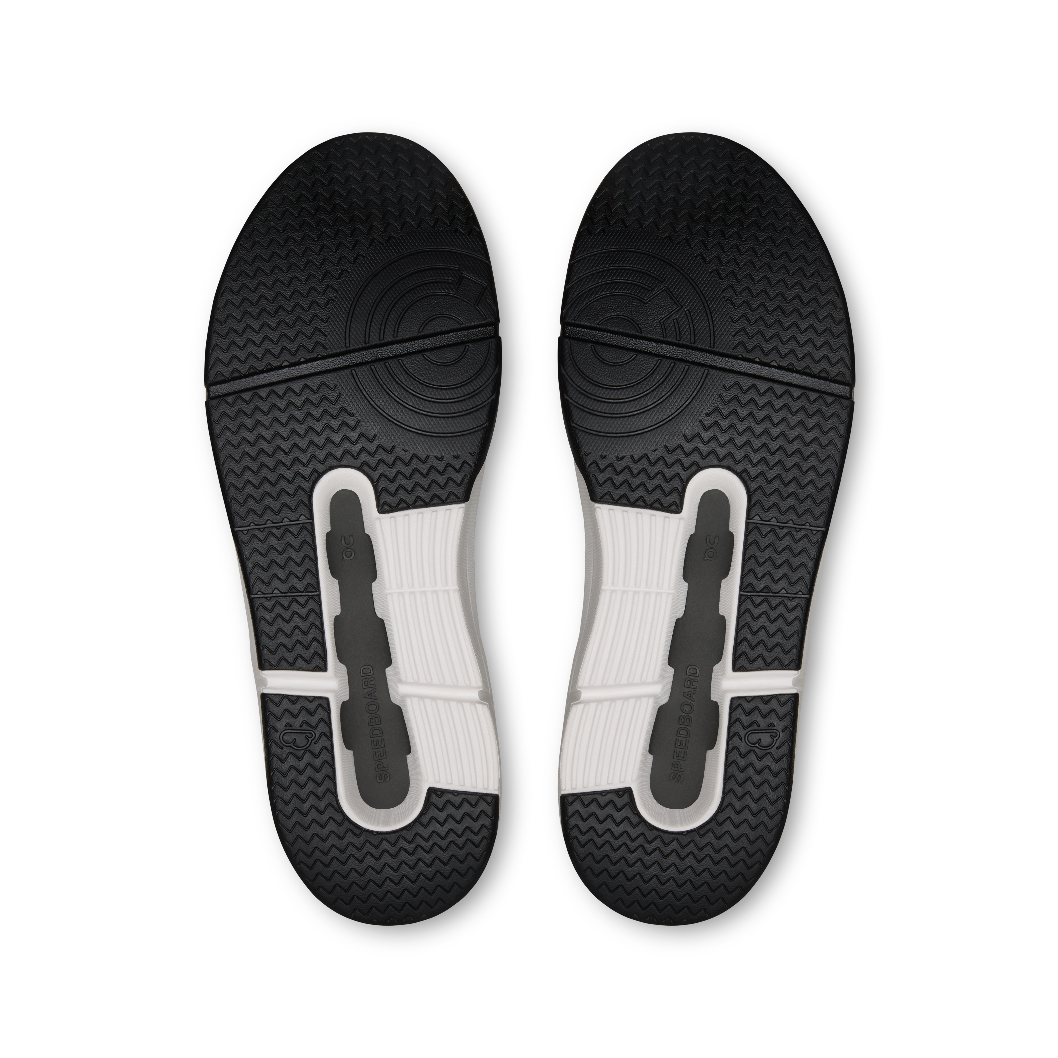 On THE ROGER Clubhouse White & Onyx Femme Tennis Chaussures