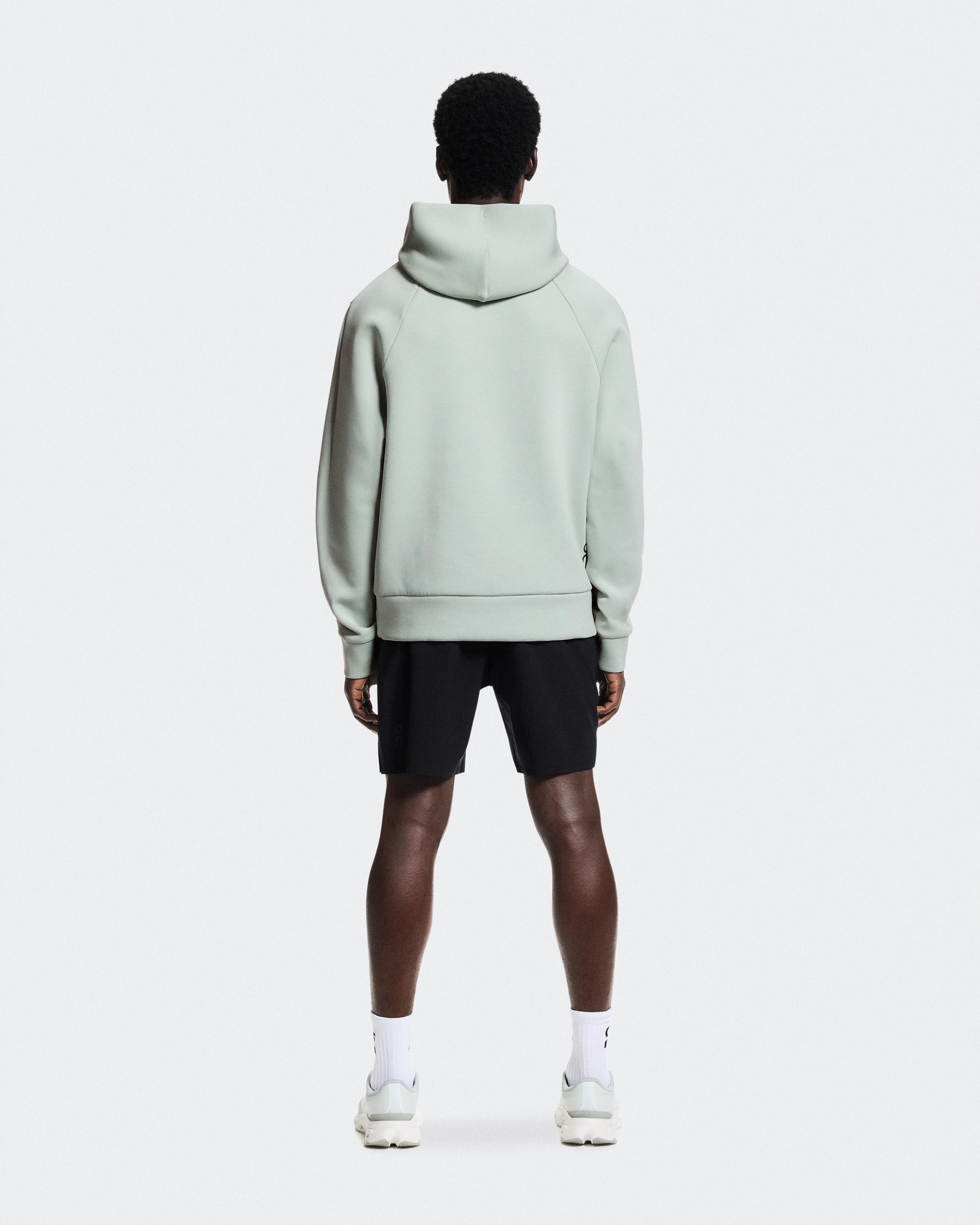 On Focus Tech Hoodie Mineral Homme Sweats à capuche et sweats