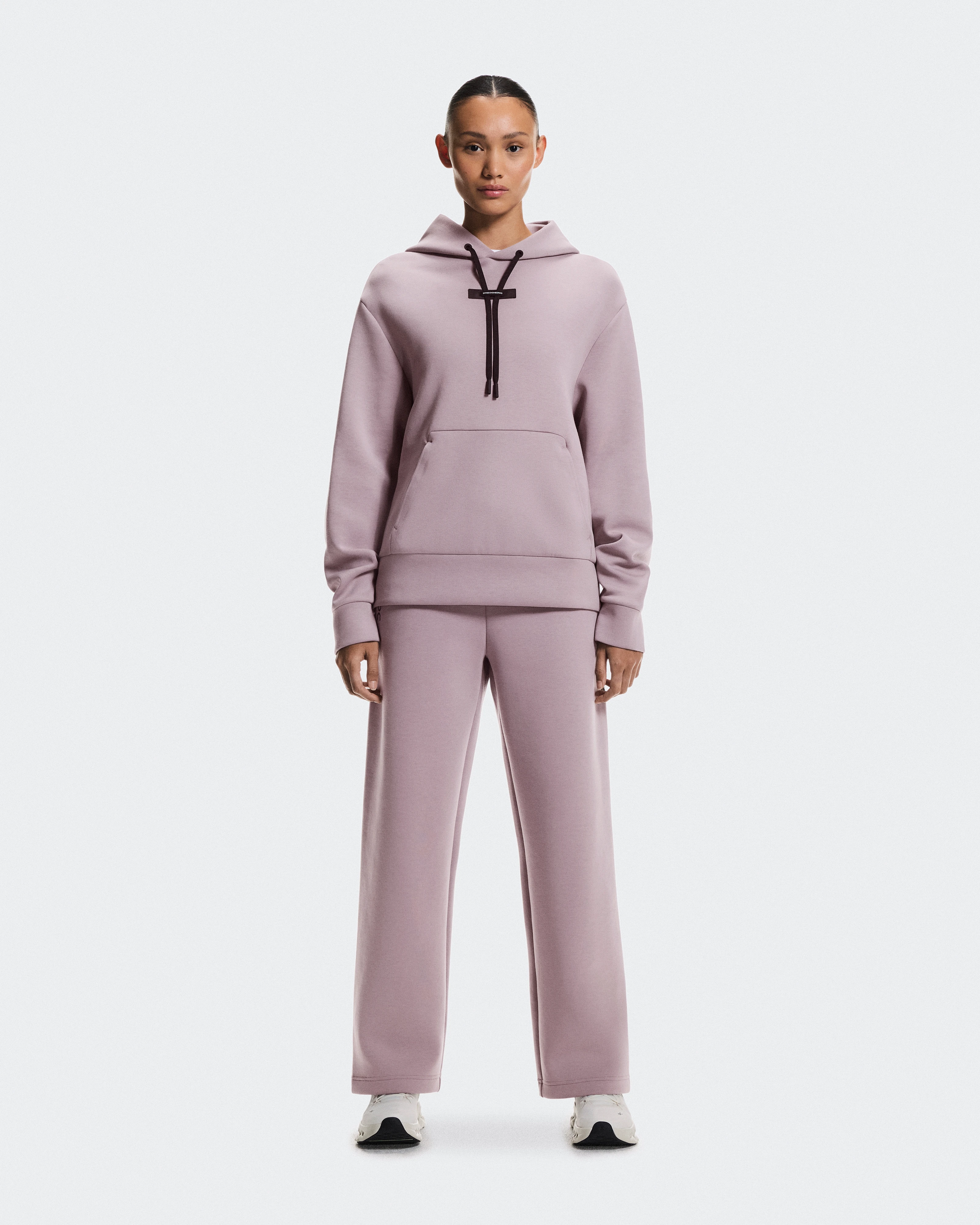 On Focus Tech Hoodie Heron Femme Sweats à capuche et sweats