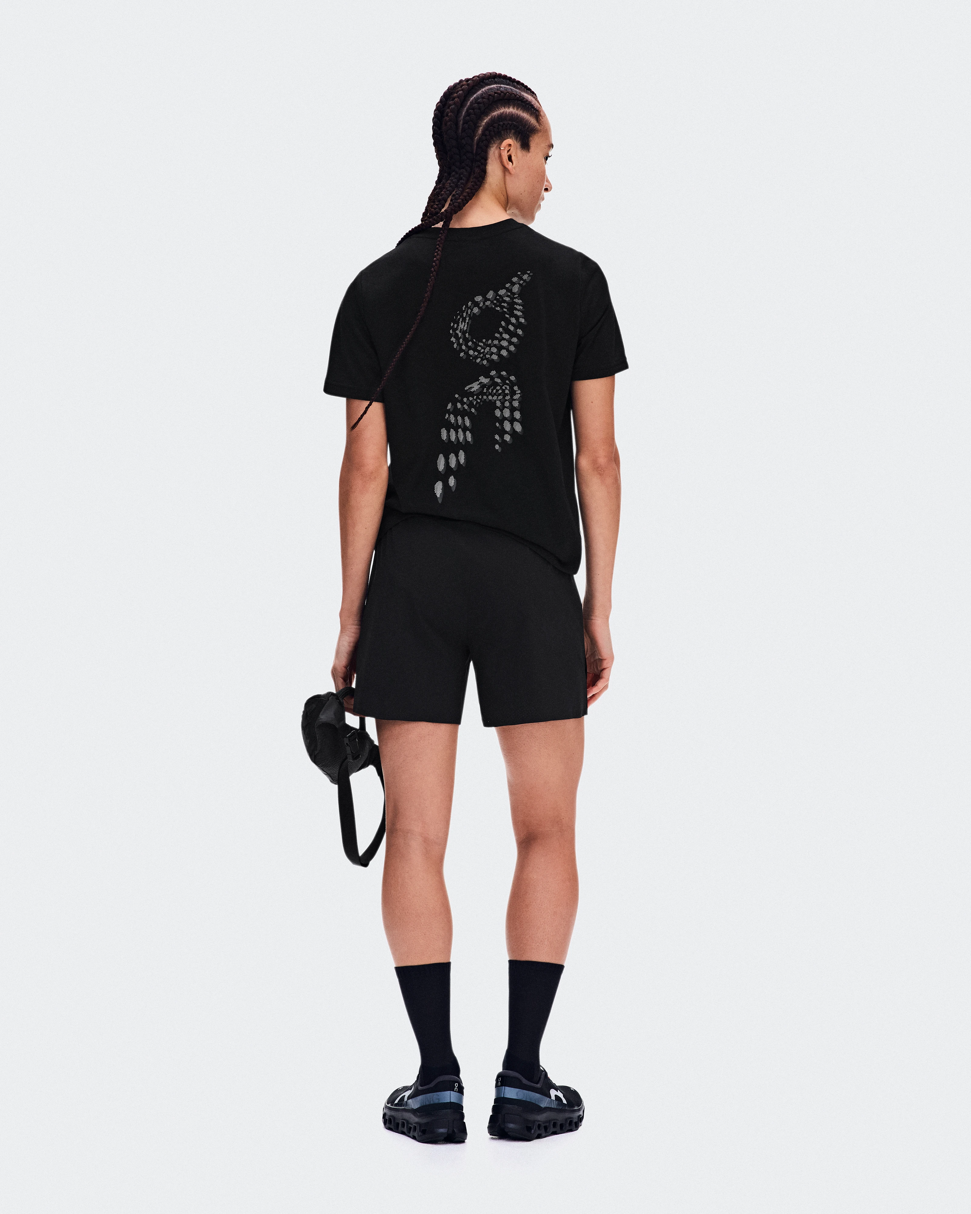 On On Run-T Black Femme Hauts et t-shirts