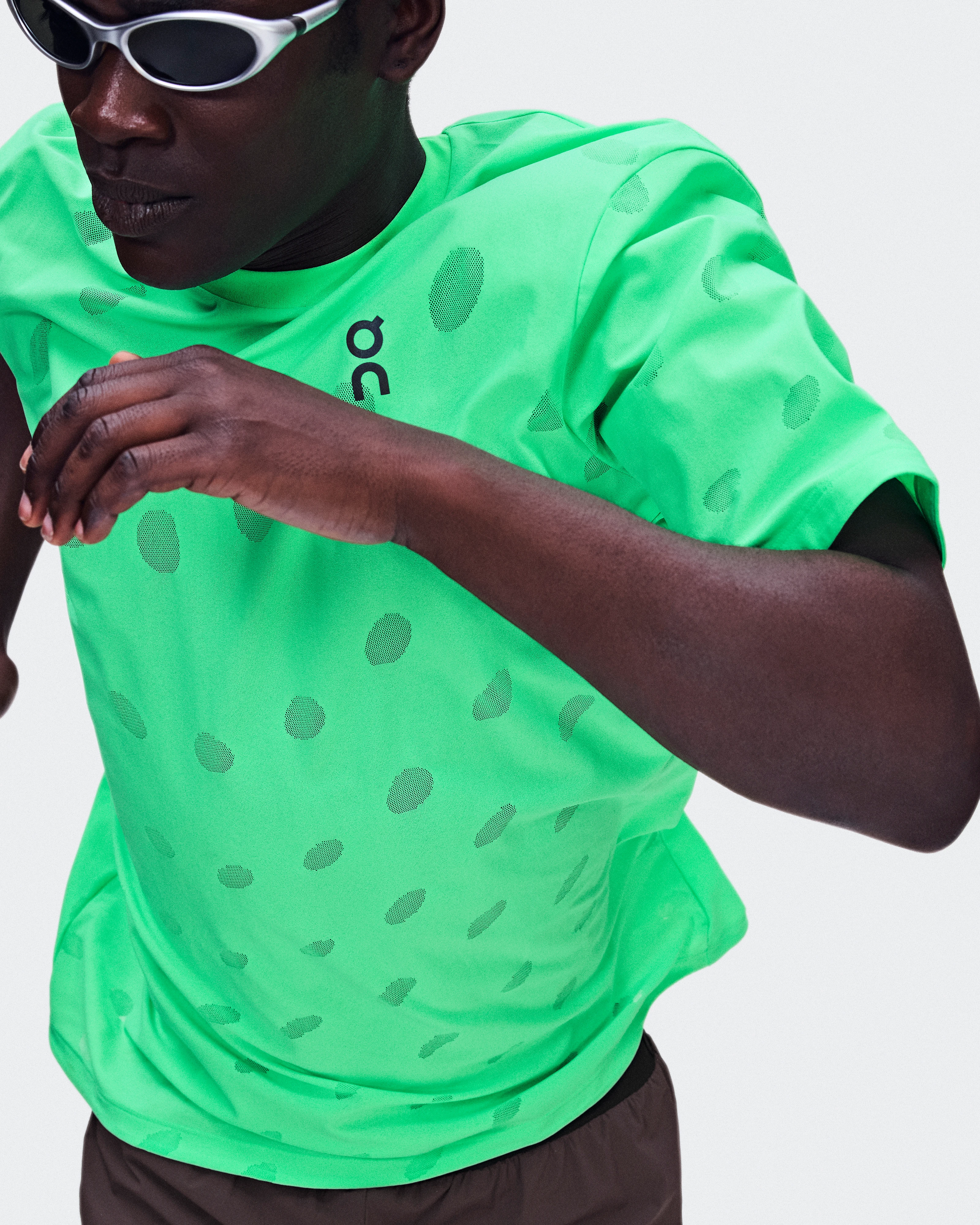 On Zero-T Breathe Verdite Homme Hauts et t-shirts