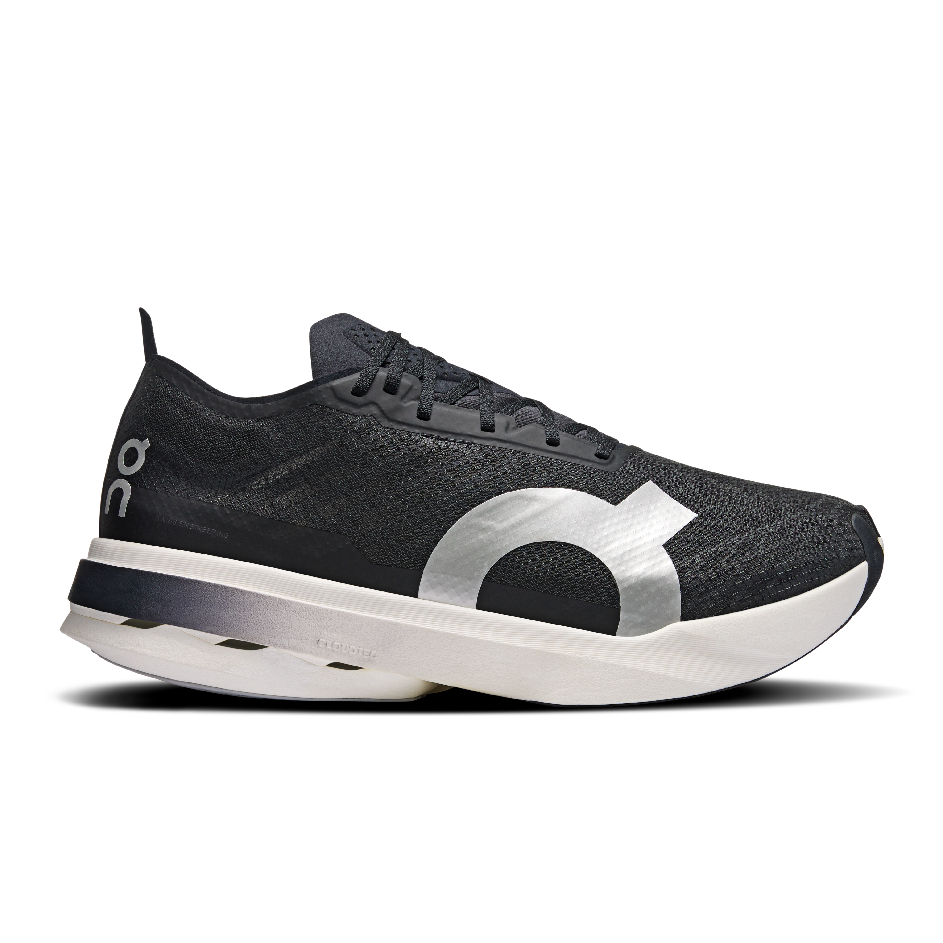 On Cloudboom Strike Black & White Homme – Running sur route, vitesse, marathons complets, compétition Chaussures
