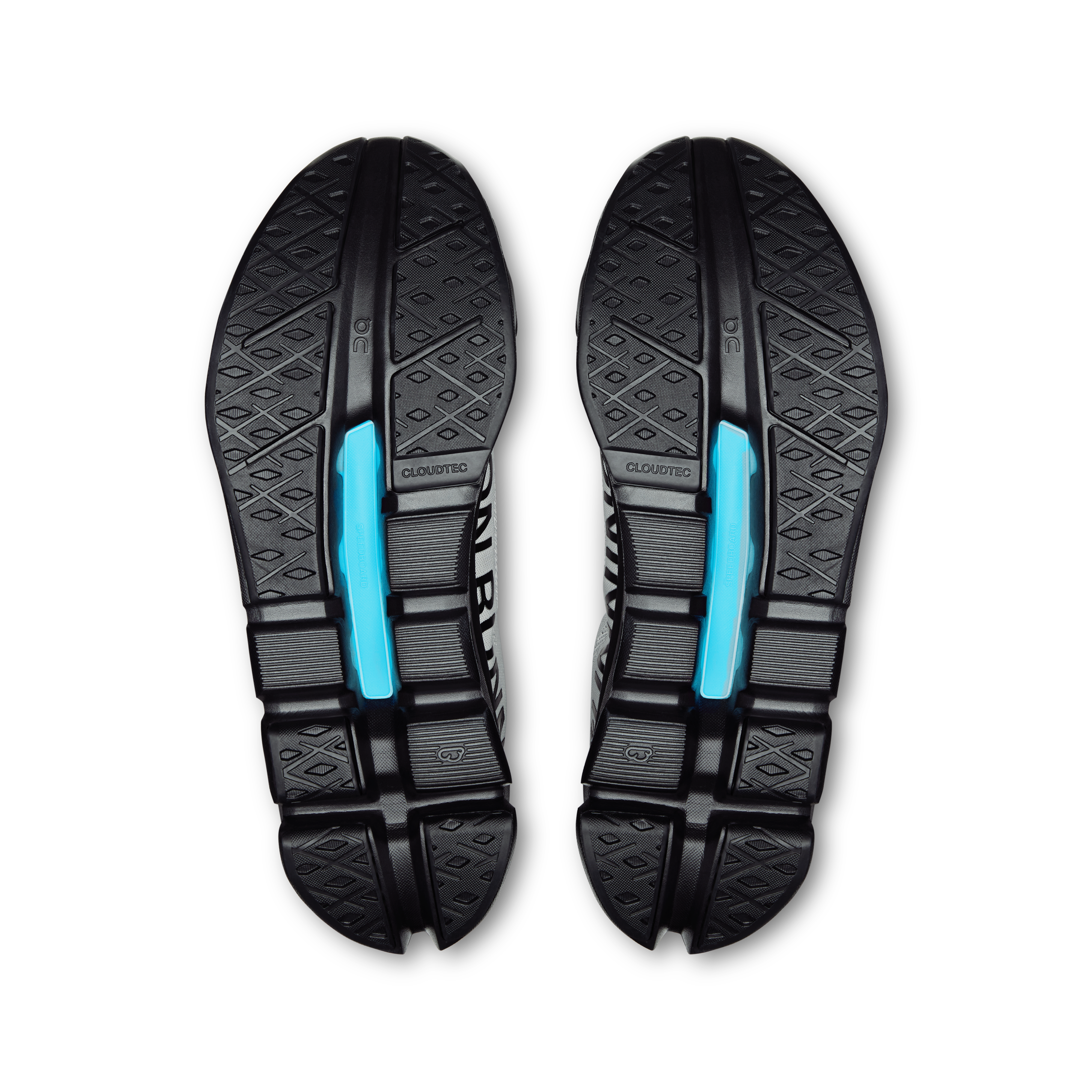 On Cloudflow 5 Lumos Glacier & Black Femme Running sur route Chaussures