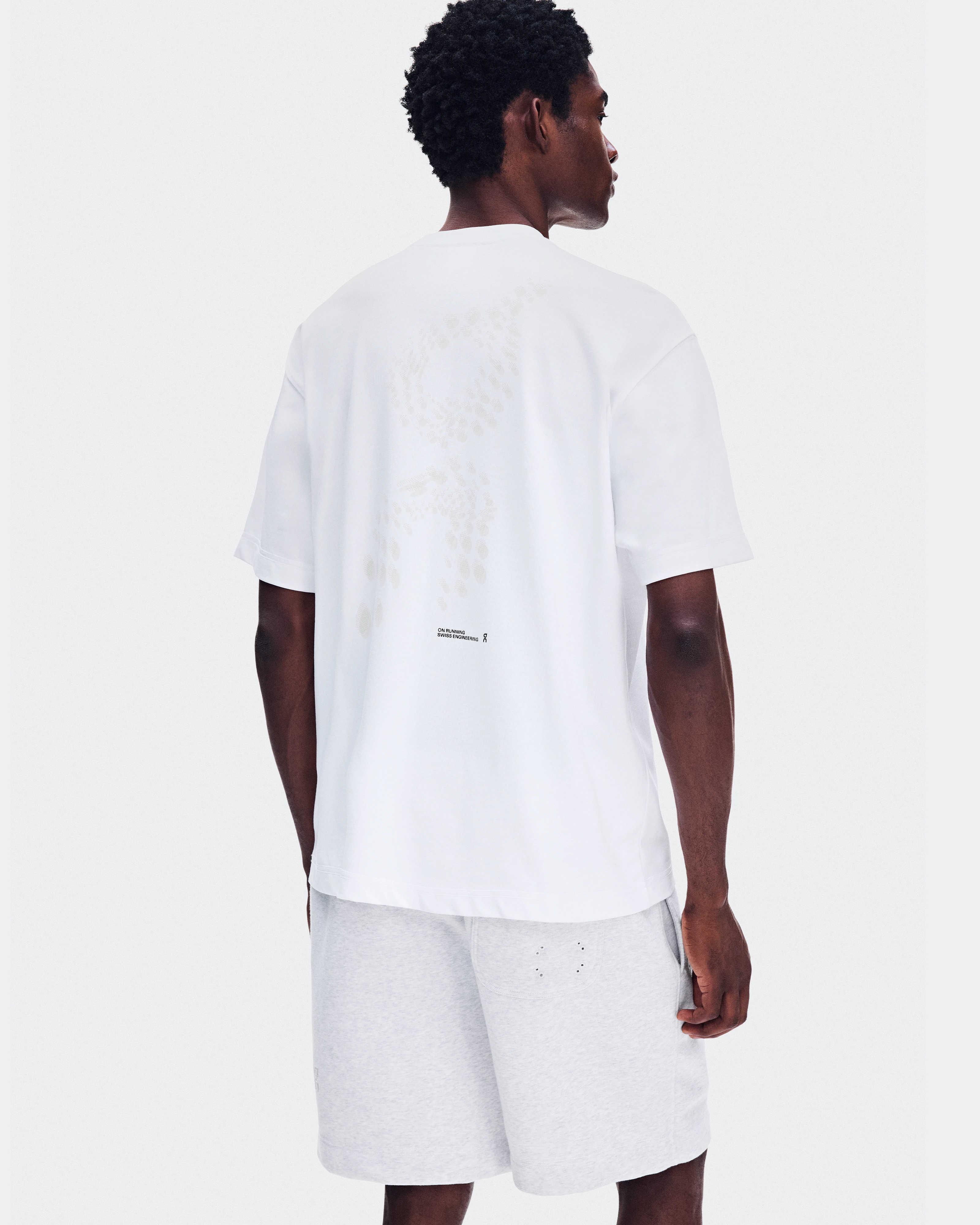 On Club Collective-T Runner White Homme Hauts et t-shirts