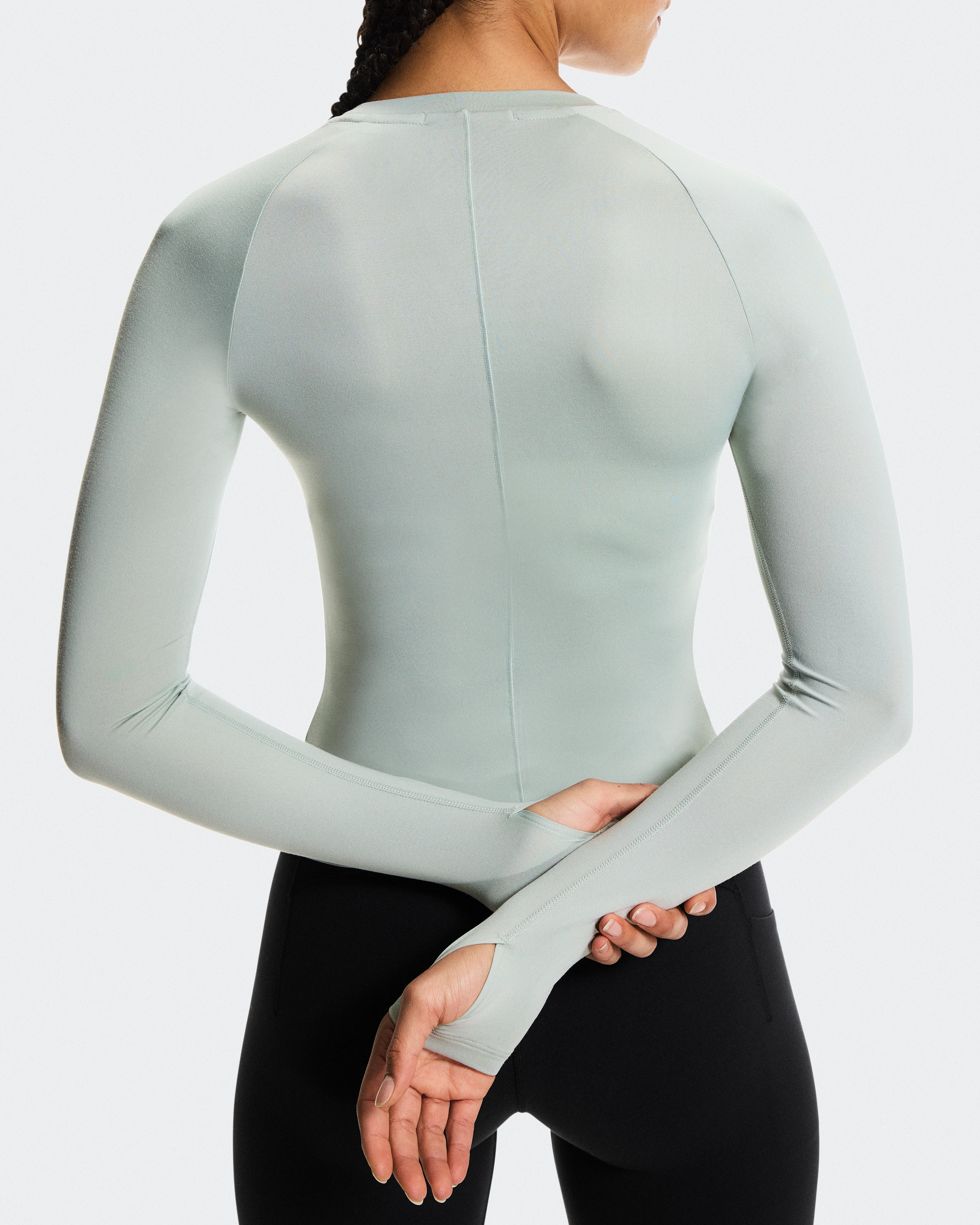 On Studio Long-T Mineral Femme Hauts et t-shirts