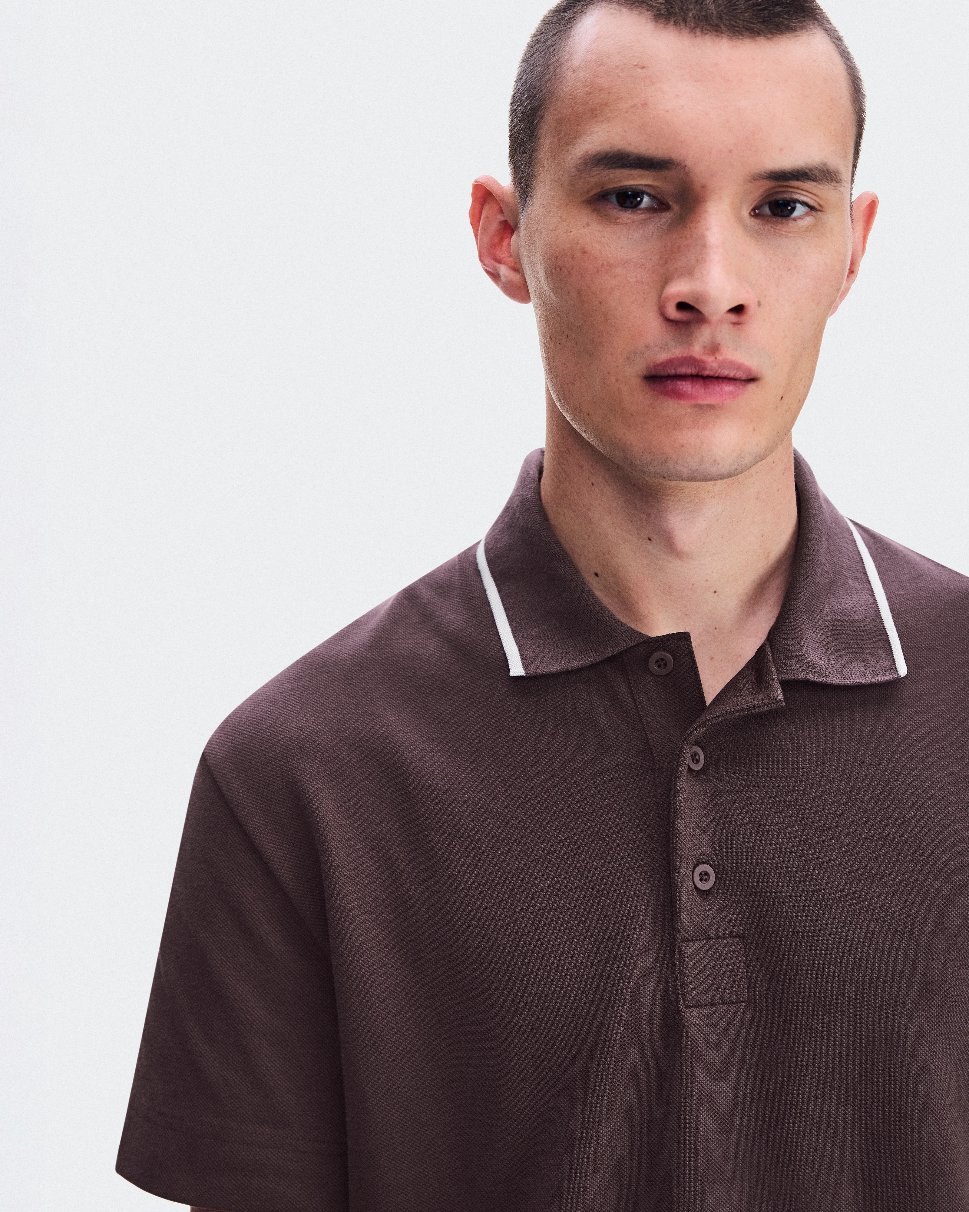 On Courtside Polo Mulberry Homme Hauts et t-shirts