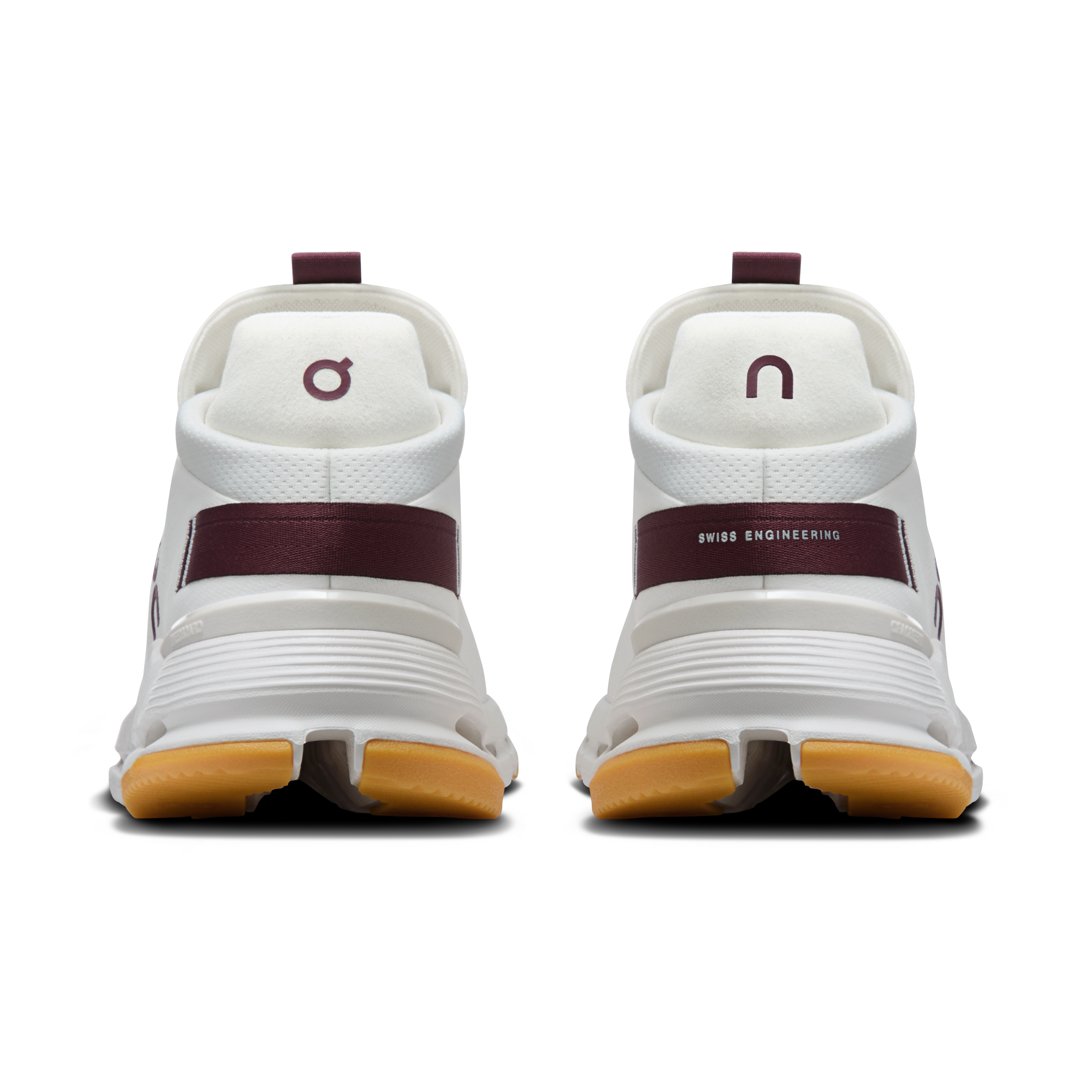 On Cloudnova 2 Ivory & Maroon Homme Active Life Chaussures