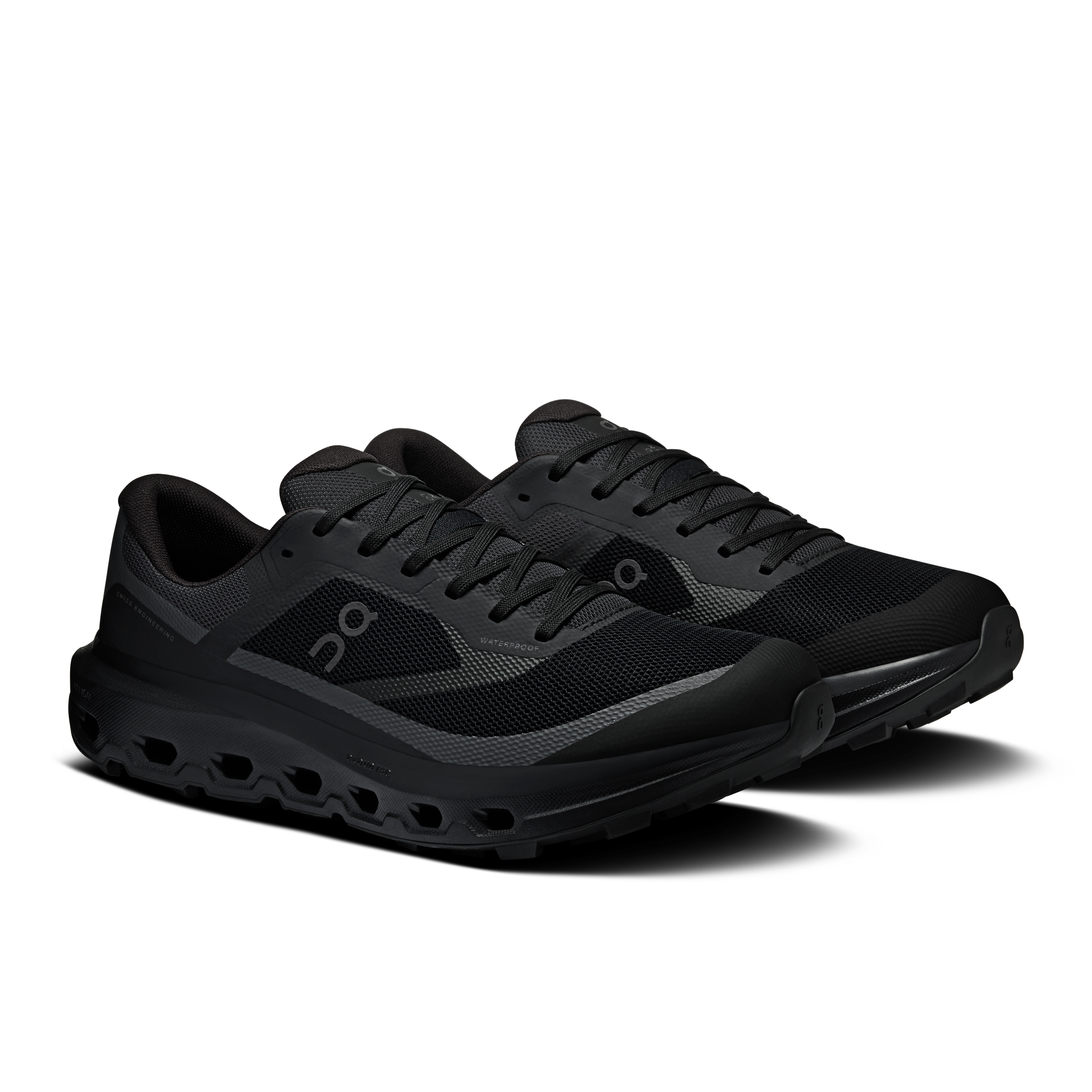 On Cloudvista 3 Waterproof Black & Black Homme Running de trail Chaussures