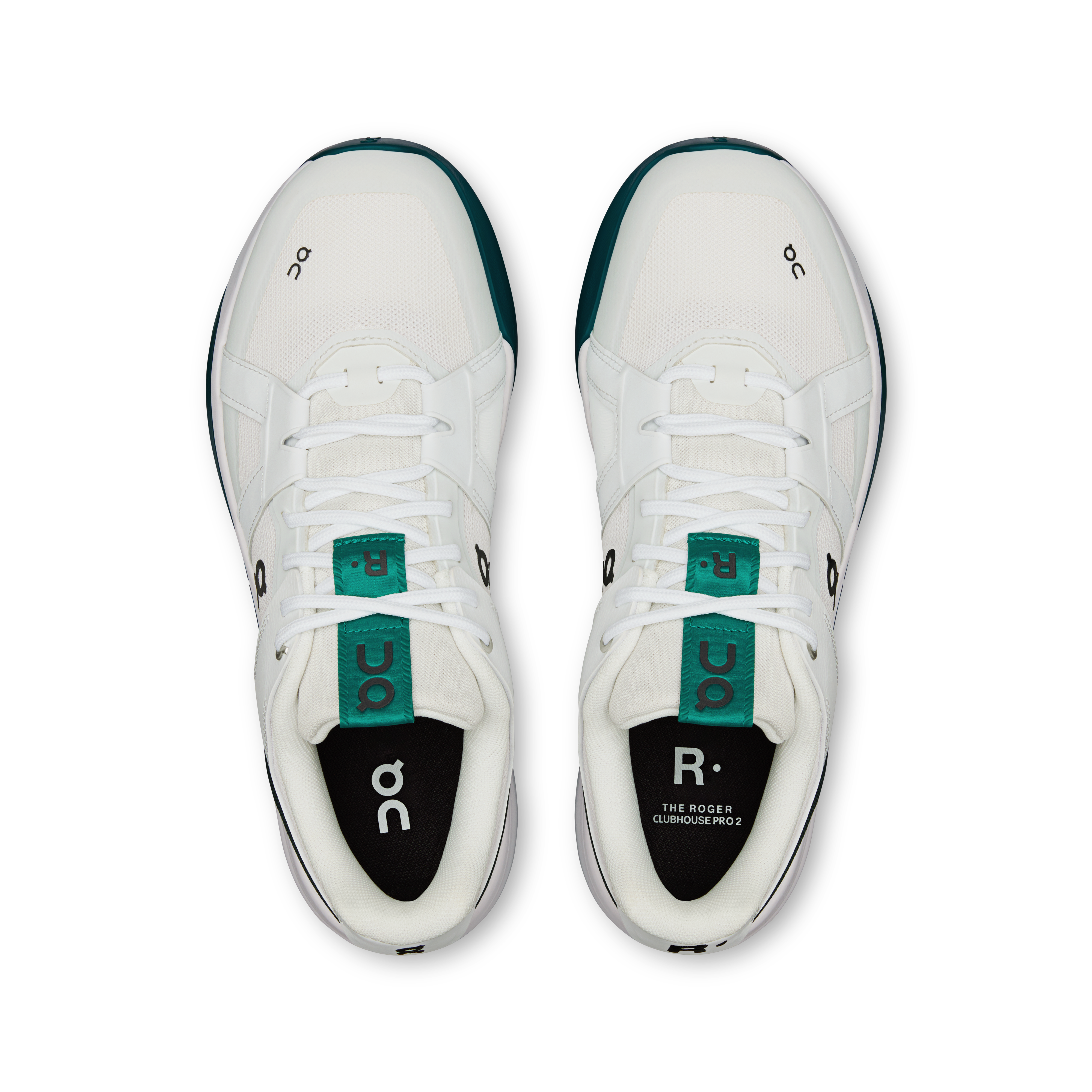 On THE ROGER Clubhouse Pro 2 White & Neem Homme – Tennis, sports de raquette Chaussures