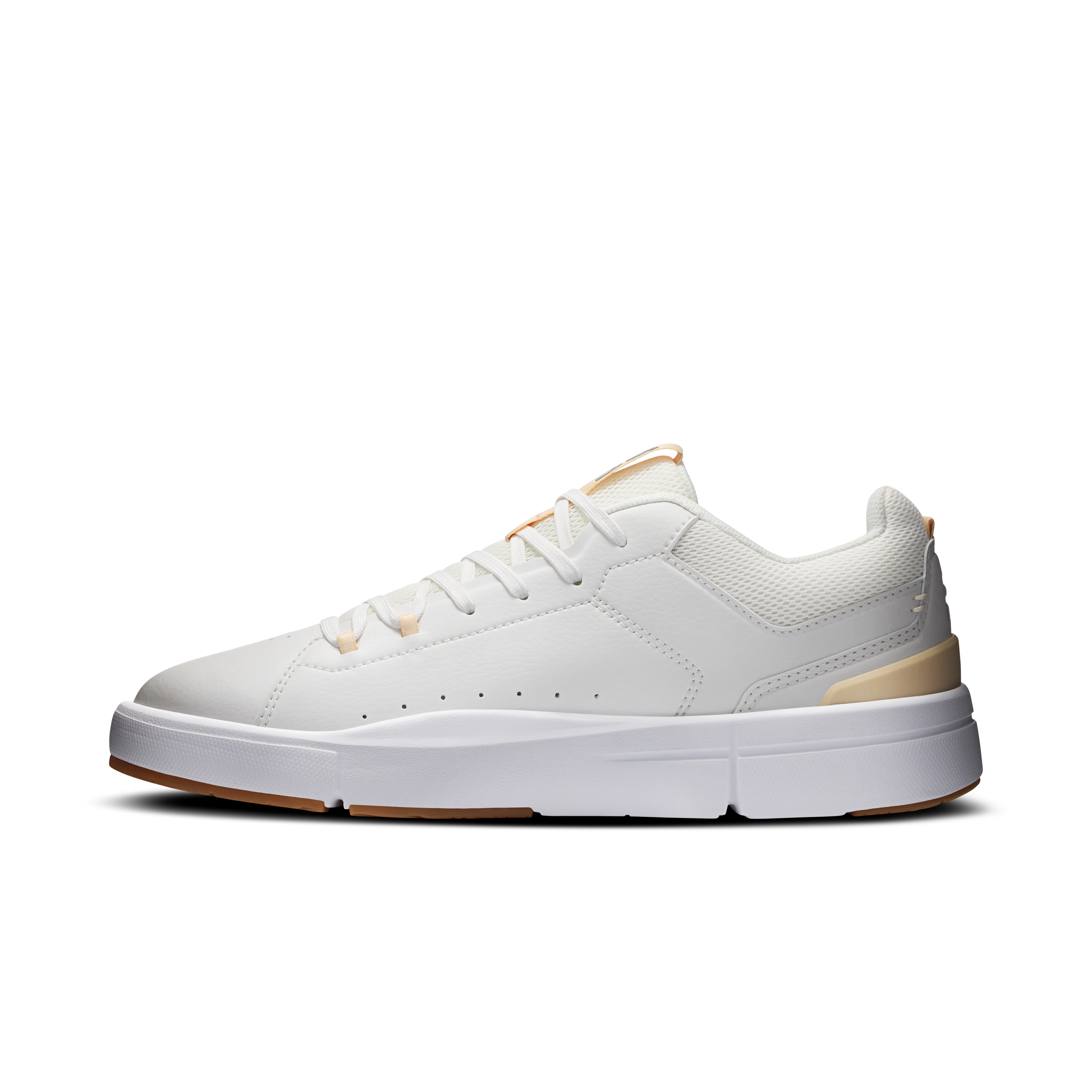 On THE ROGER Youth Ivory & Blonde Ados Tennis Chaussures